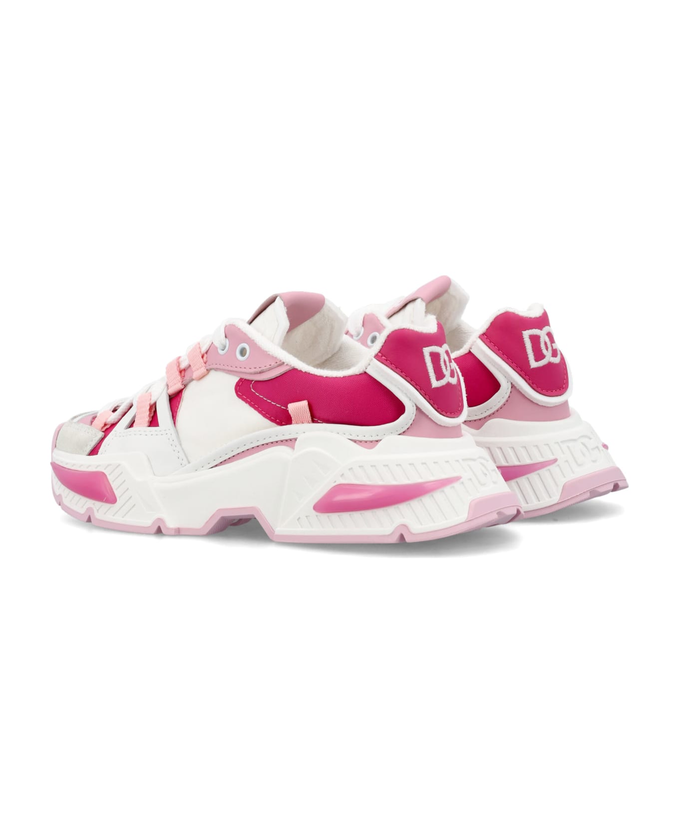 Dolce & Gabbana Airmaster Sneakers - WHITE PINK