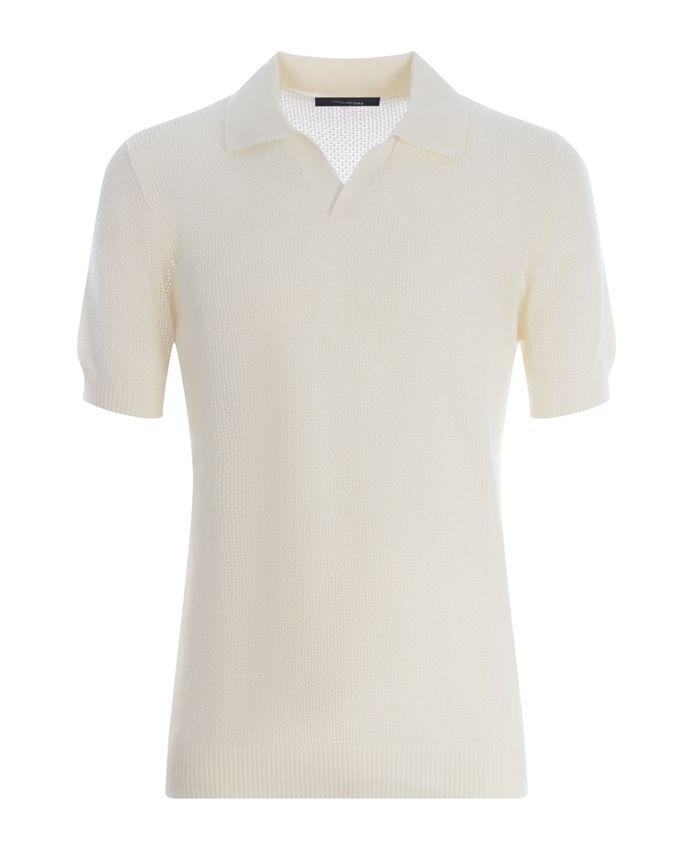 Tagliatore Polo Shirt Tagliatore Made Of Cotton Thread - Off white ポロシャツ