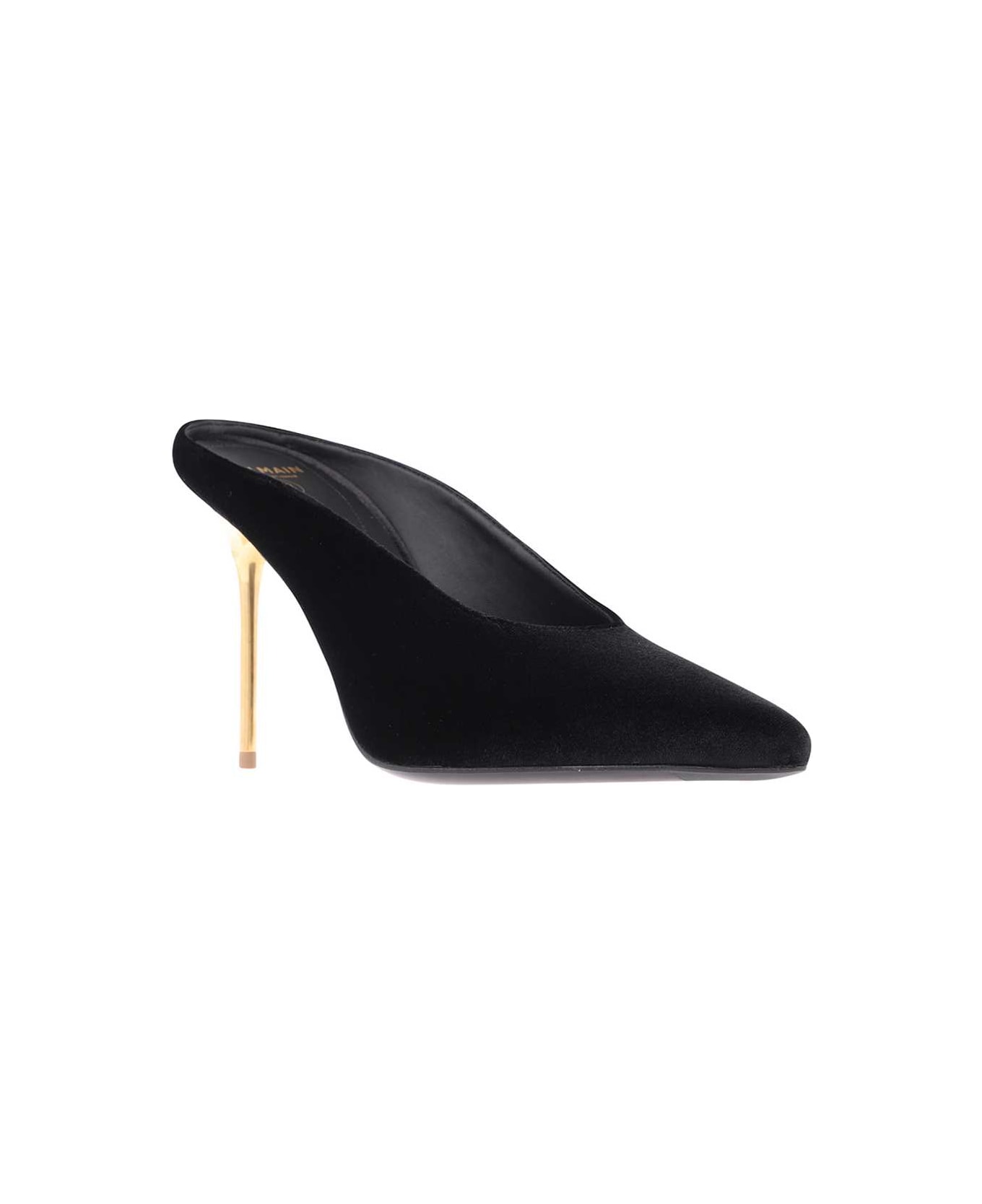 Balmain Velvet Pumps - black