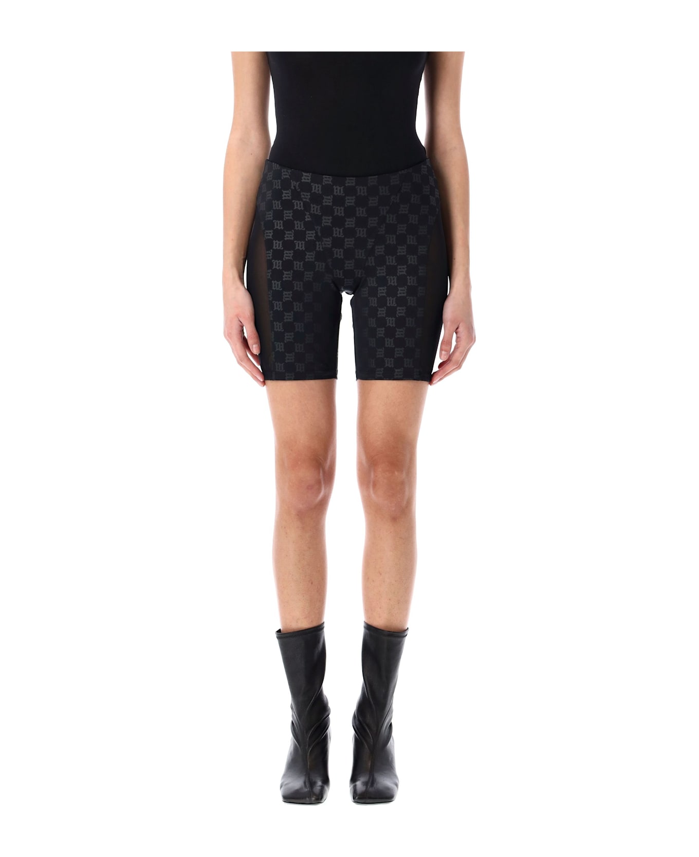 MISBHV Monogram Biker Shorts - BLACK