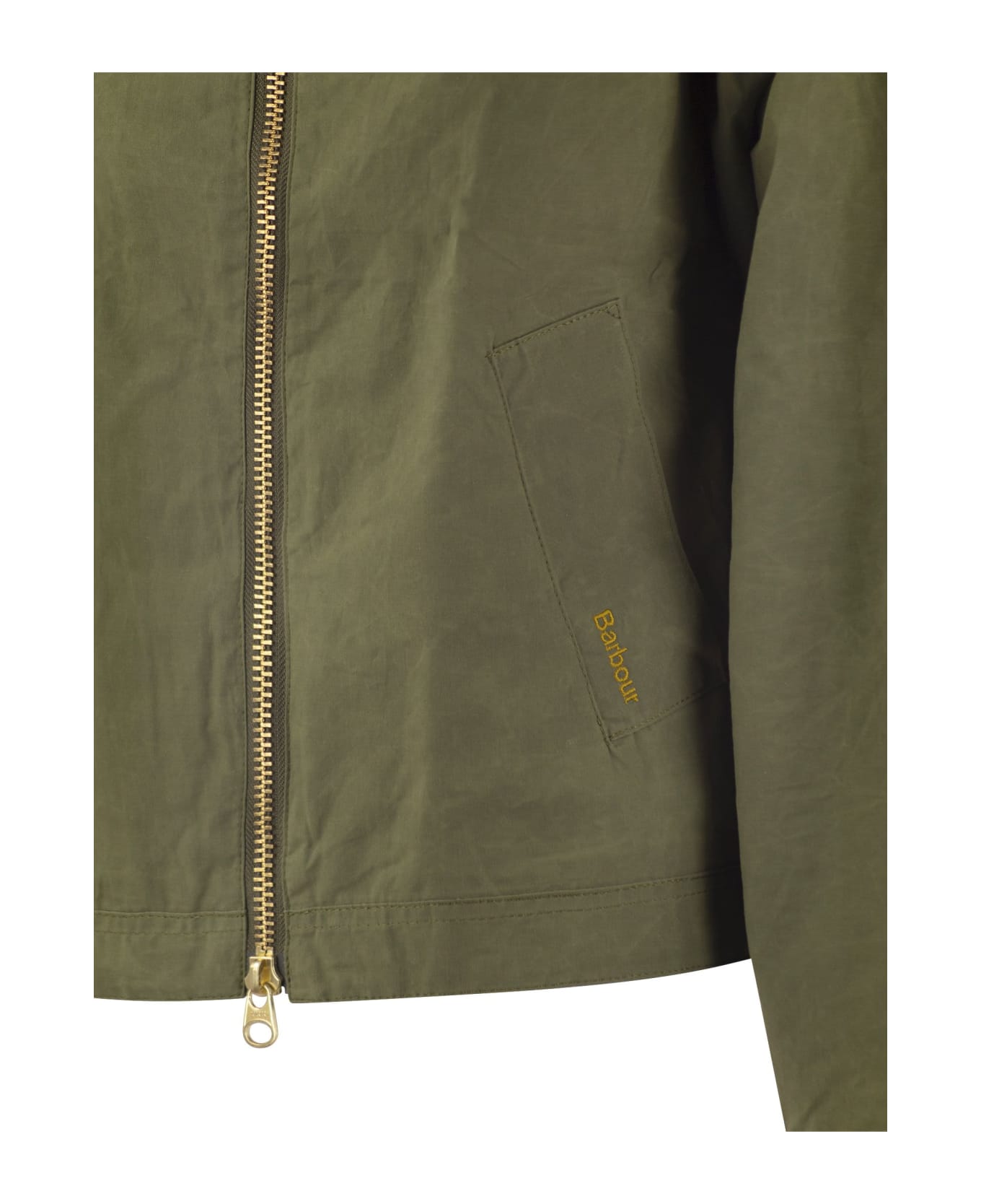 Barbour Campbell - Short Mackintosh - Military Green