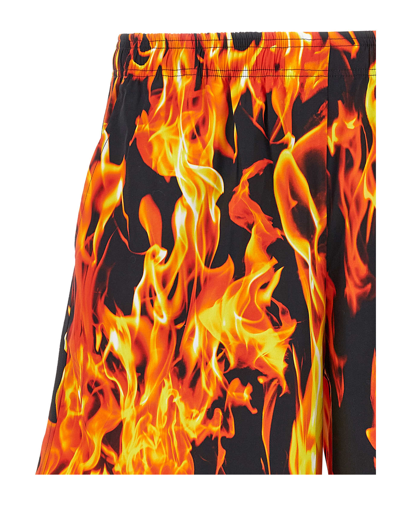 VETEMENTS 
black 
Orange Fire
 Bermuda Shorts - Multicolor