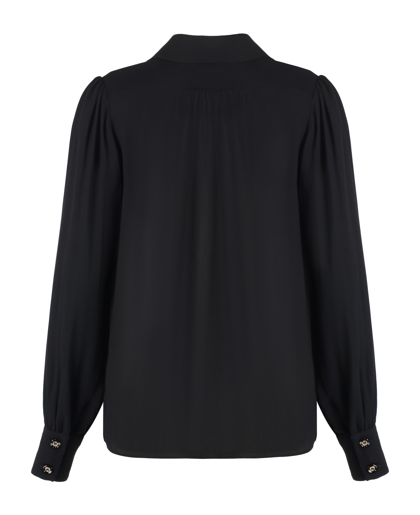 Elisabetta Franchi Georgette Shirt - NERO