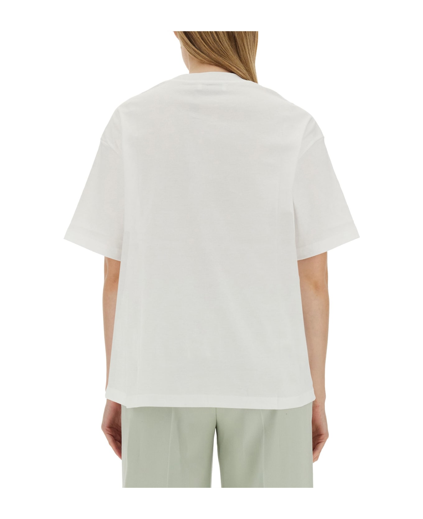 Lanvin T-shirt With Logo - Bianco Tシャツ
