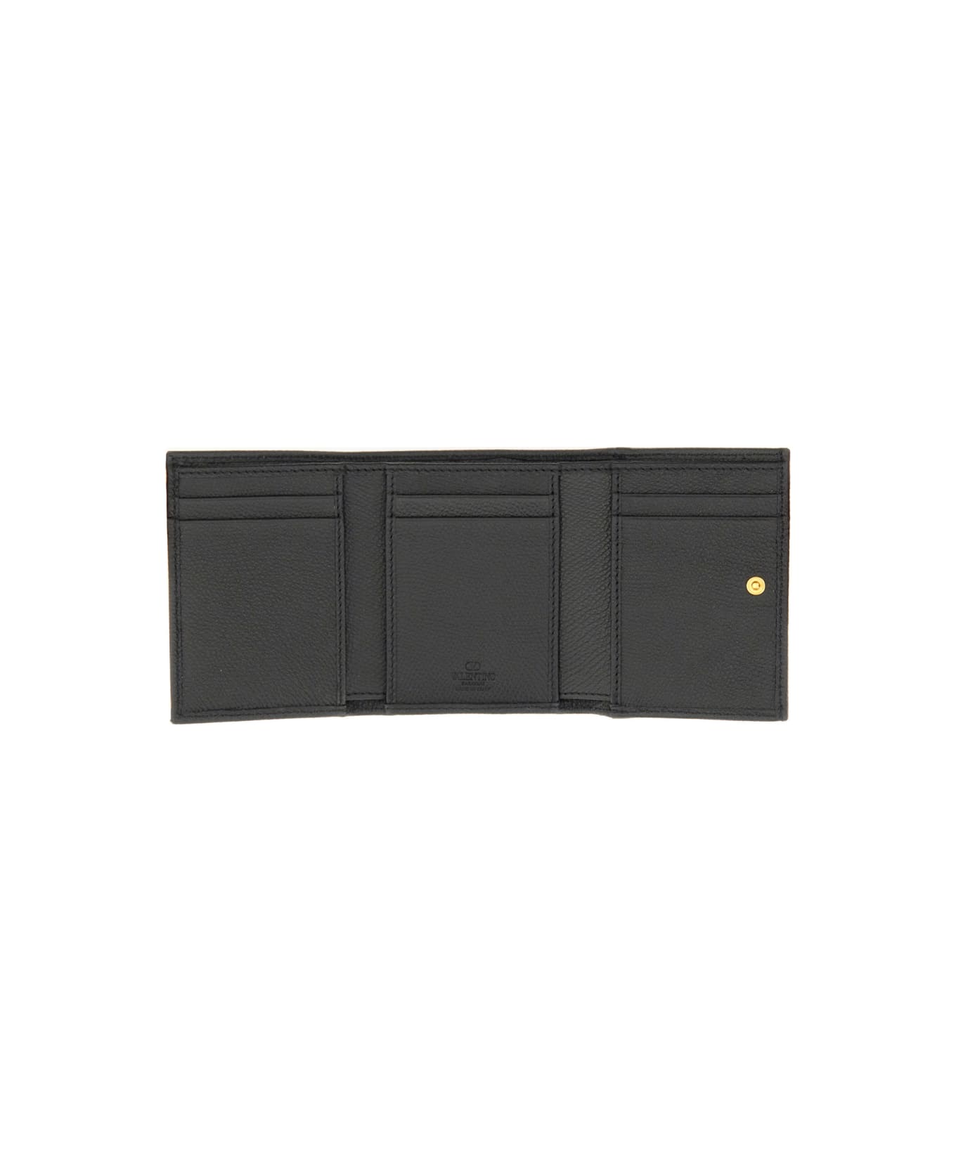 Valentino Garavani 
vlogo Signature
 Trifold Wallet - Black