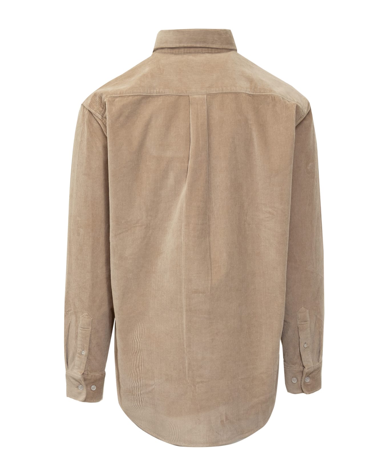 Drôle de Monsieur Corduroy Shirt - Beige