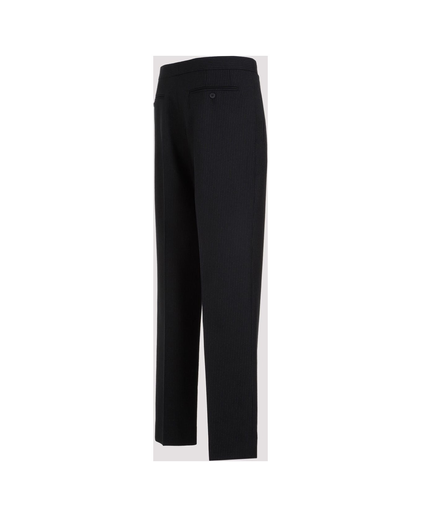 The Row Baird Pants - Bme Black Grey Melange