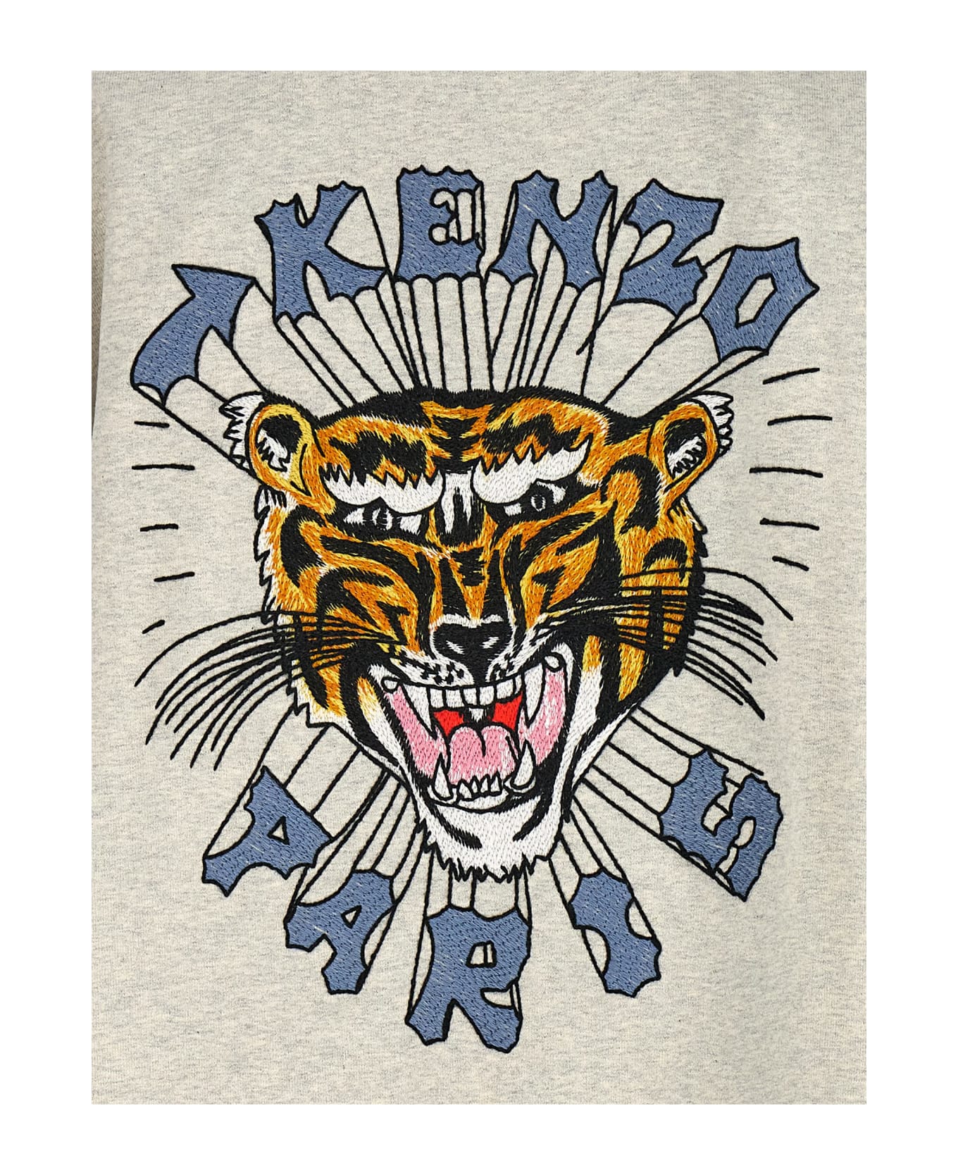 Kenzo 'drawn Varsity' Cardigan - Gray