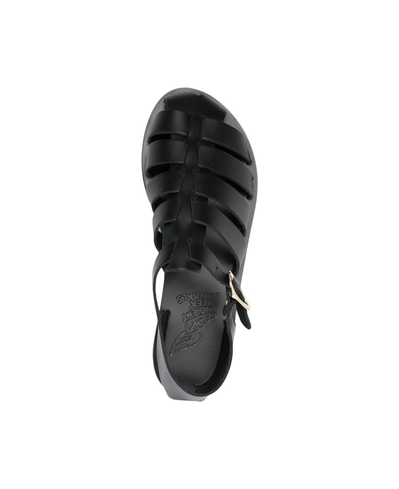 Ancient Greek Sandals Homeria Flat Sandal - Black サンダル