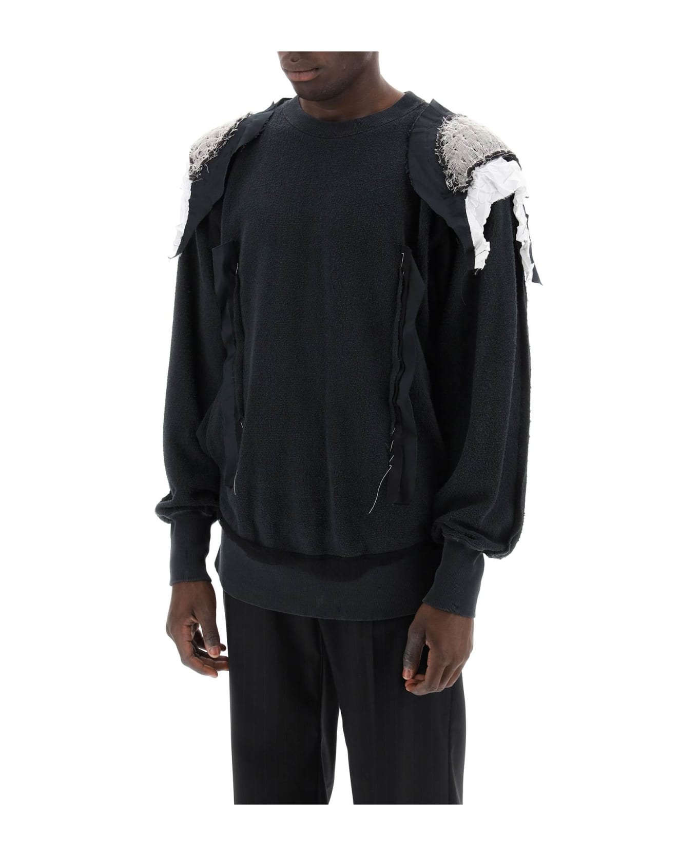 Maison Margiela Inside-out Sweatshirt - CHARCOAL (Black)