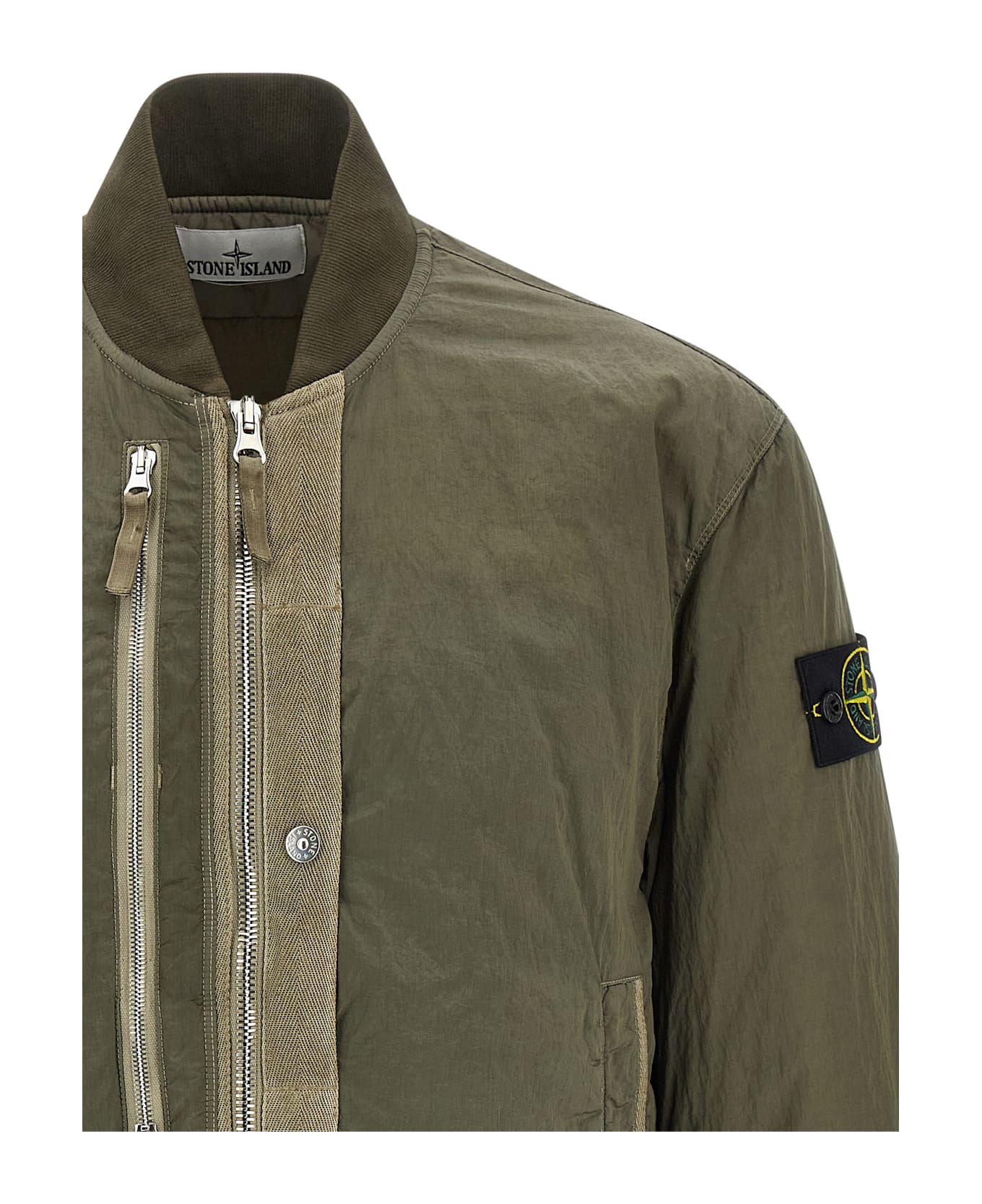 Stone Island '4100038' Bomber Jacket - Green
