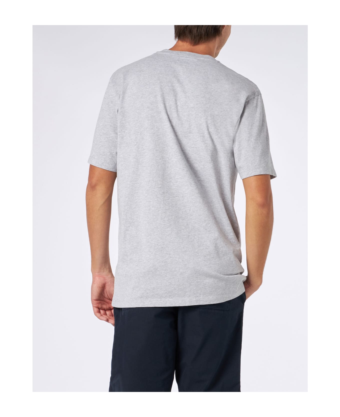 MC2 Saint Barth Man Heavy Cotton T-shirt With Spider Man And Cart Print - unknown