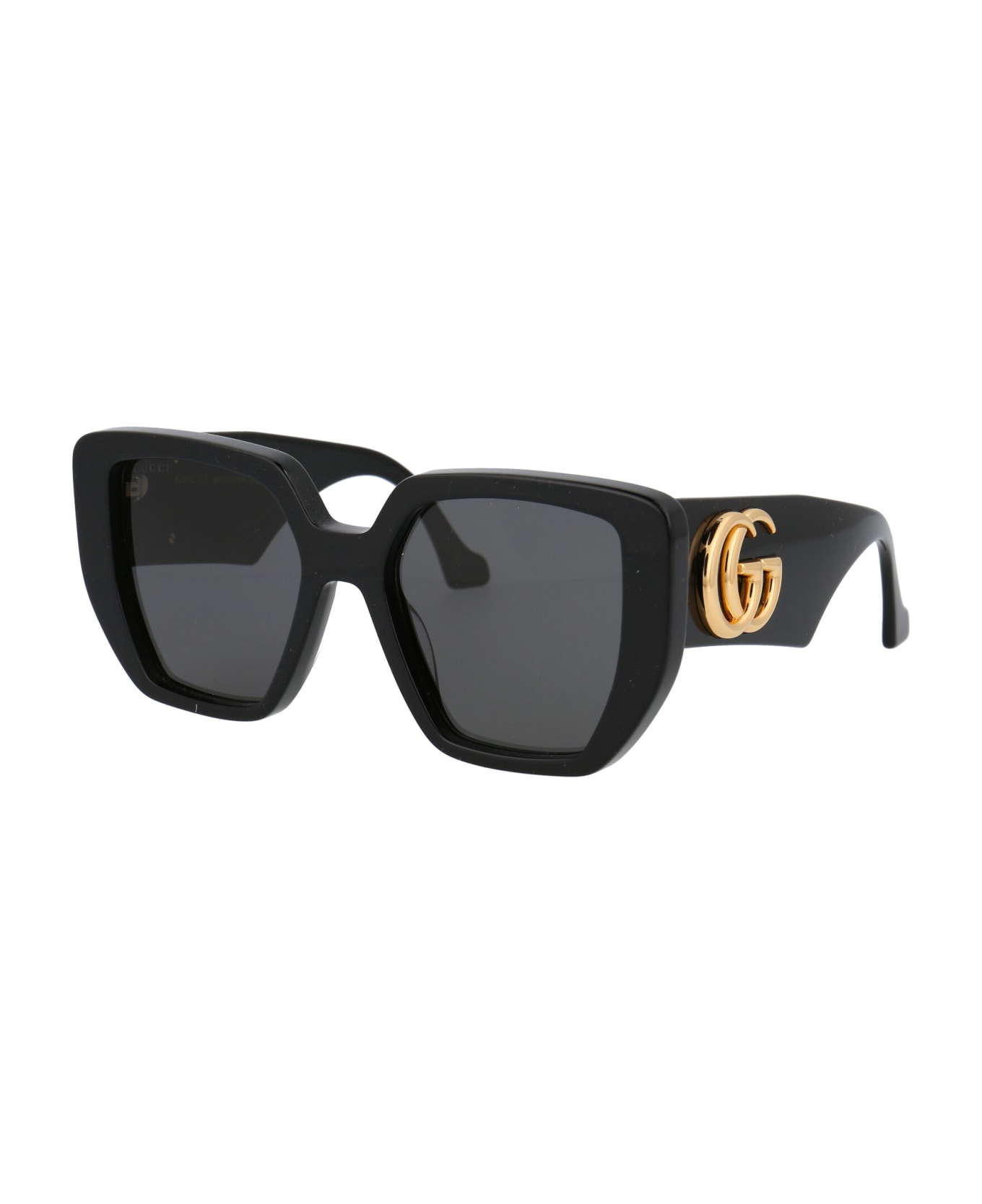 Gucci Eyewear Gg0956s Sunglasses - 003 BLACK BLACK GREY