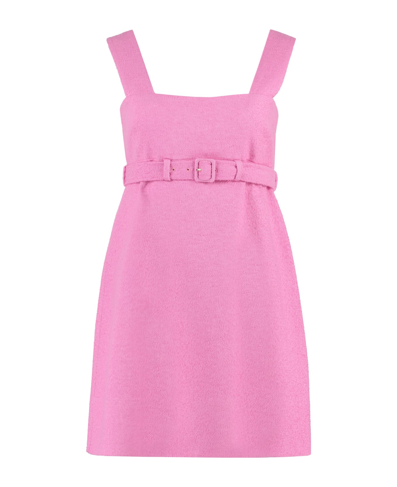 Patou Belted Waist Dress - Pink