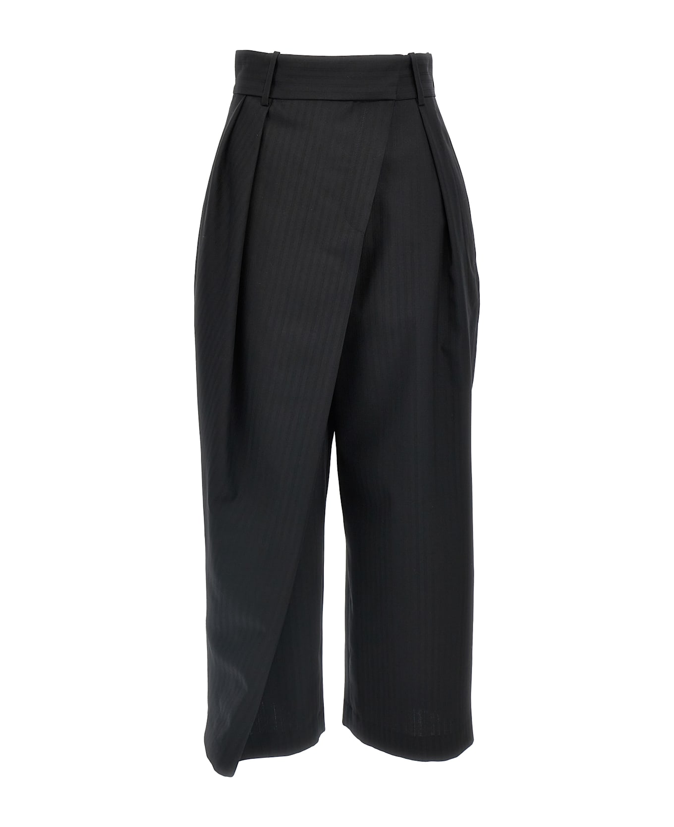 Loewe 'cropped Wrap' Pants - Black  