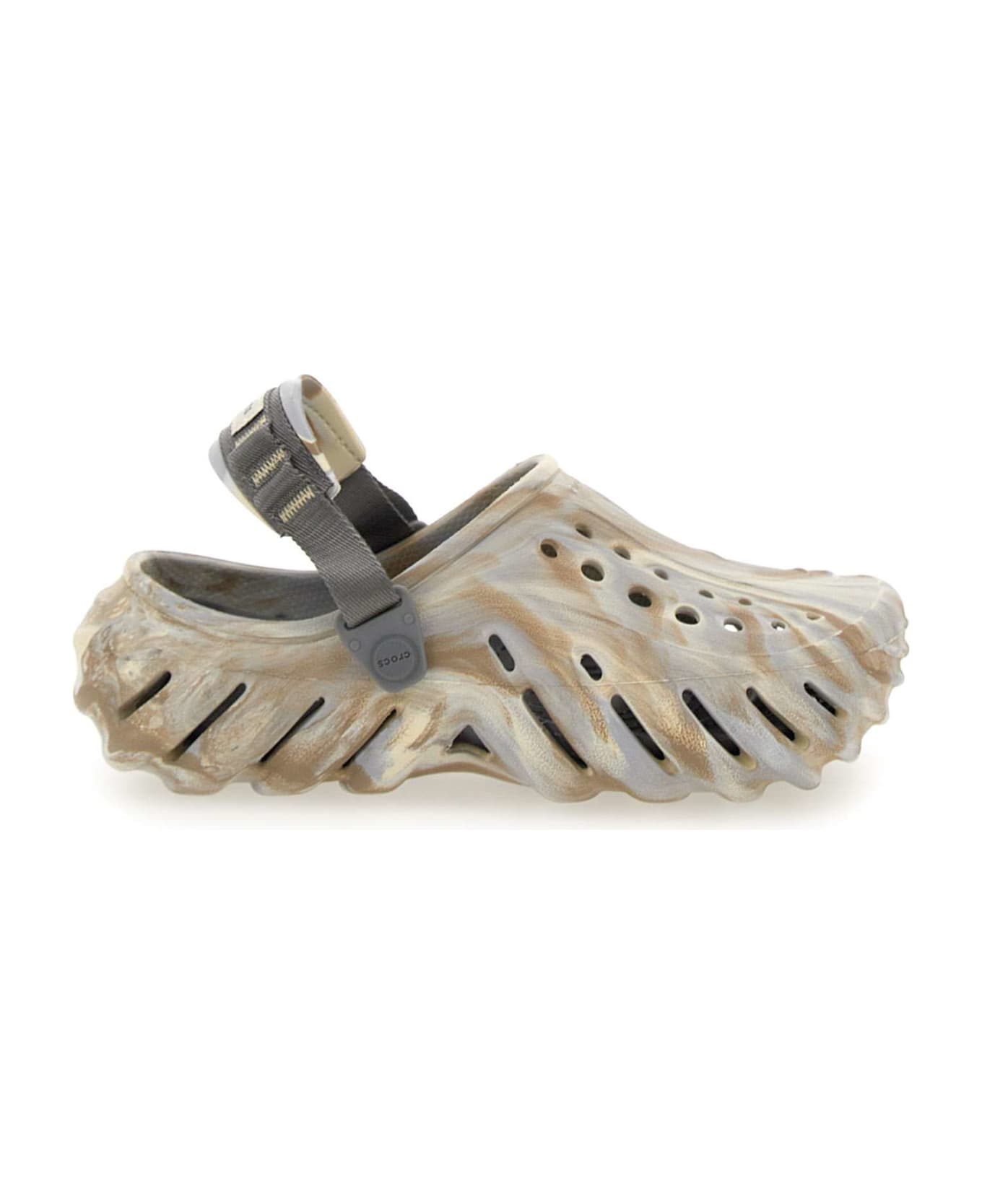Crocs "echo Marbled Clog" Slide - GREY