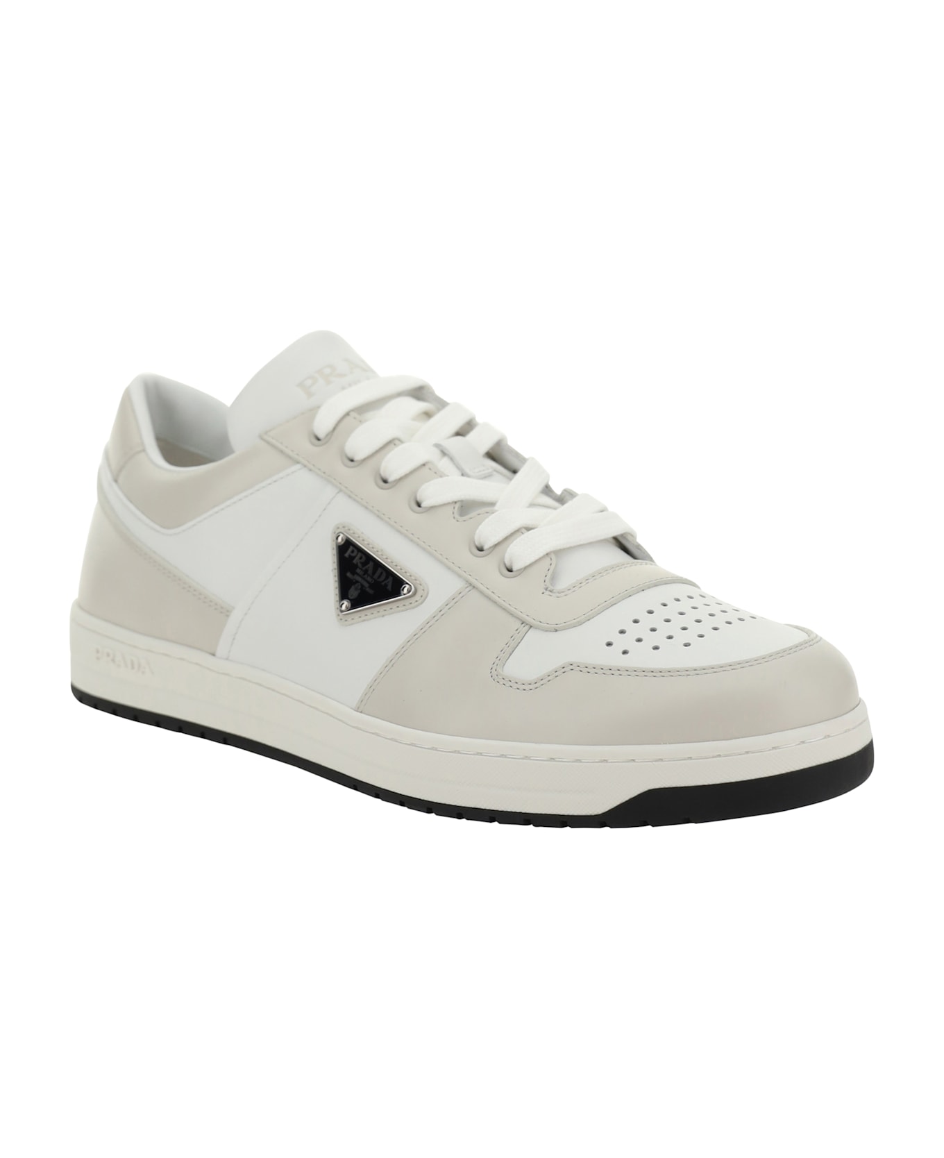 Prada Sneakers - Bianco+polvere