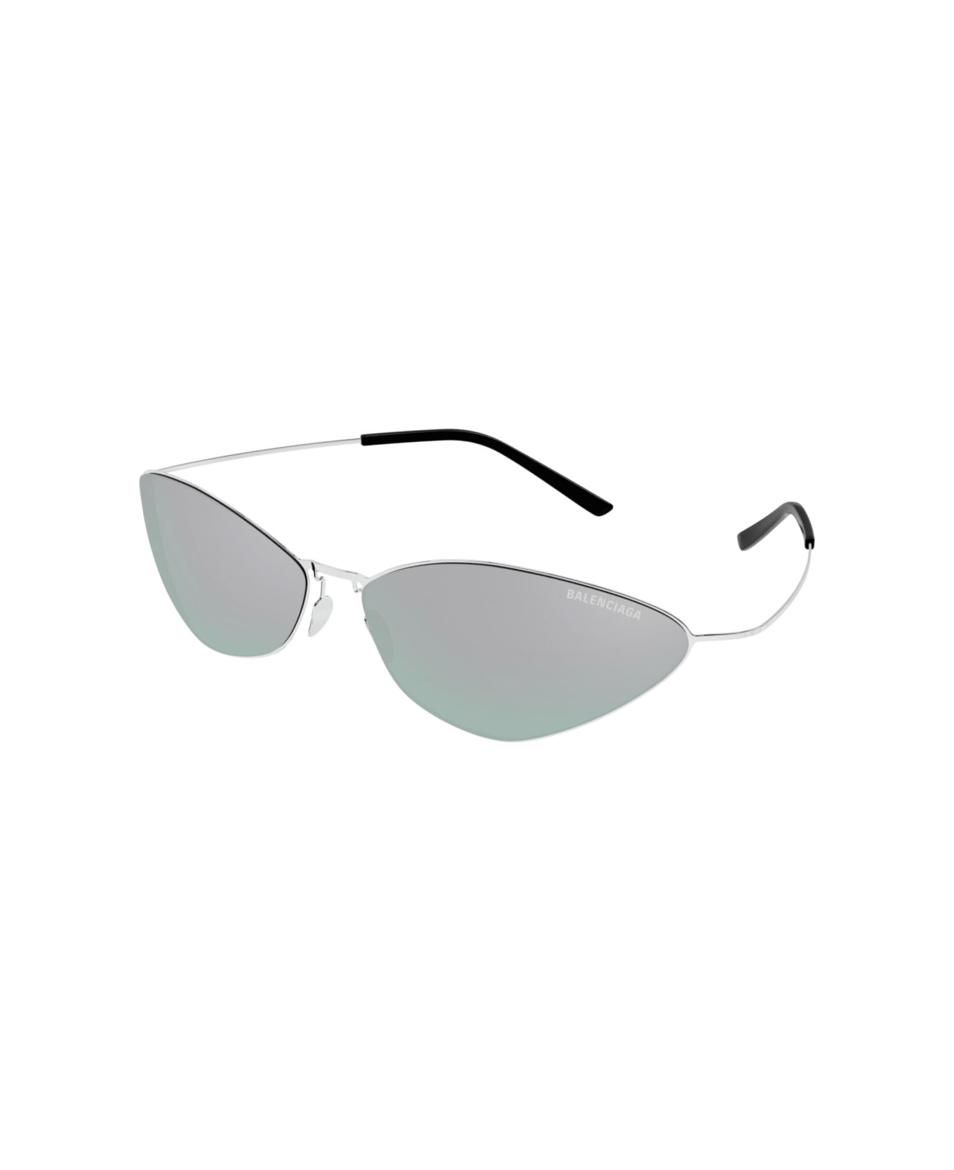 Balenciaga Eyewear Bb0350s-004silver-silver-silver - SILVER-SILVER-SILVER