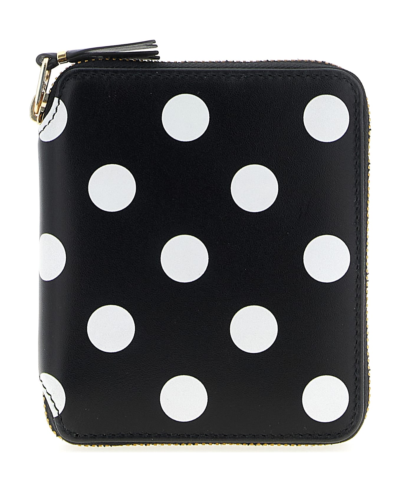Comme des Garçons Wallet 
polka Dots Printed
 Wallet - White/Black
