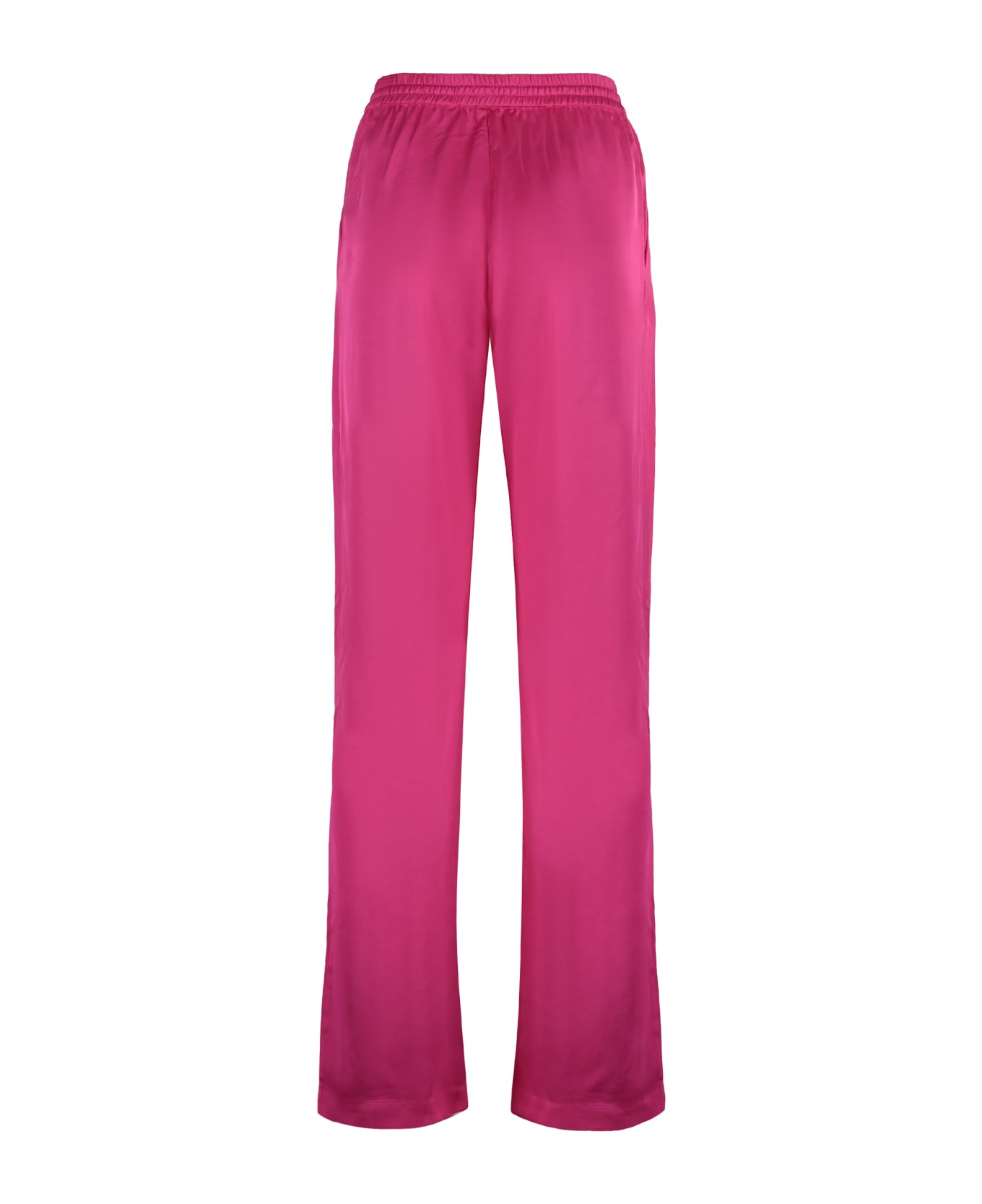 Yves Salomon Viscose Trousers - Fuchsia