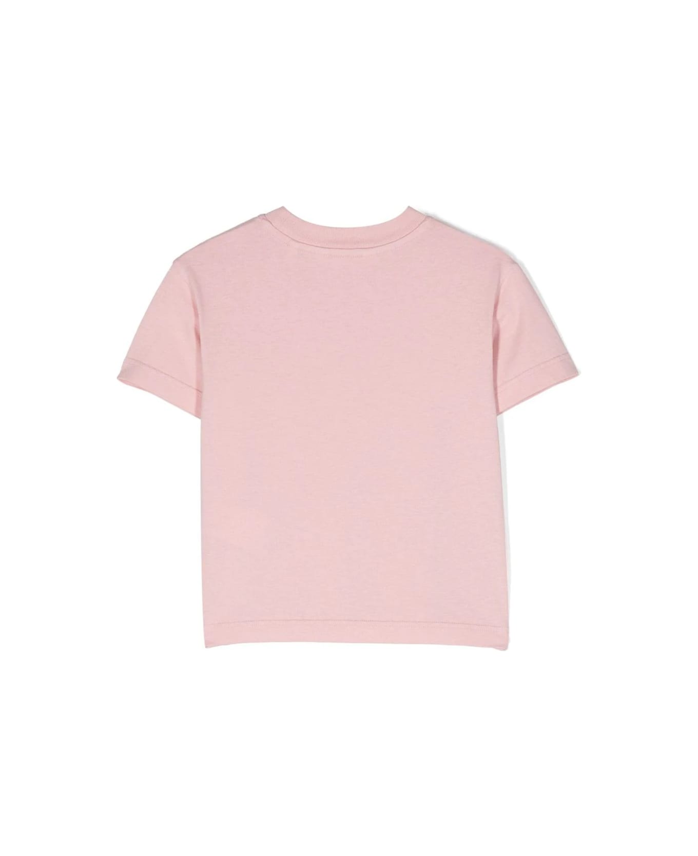 Palm Angels Pink T-shirt With Logo - Pink