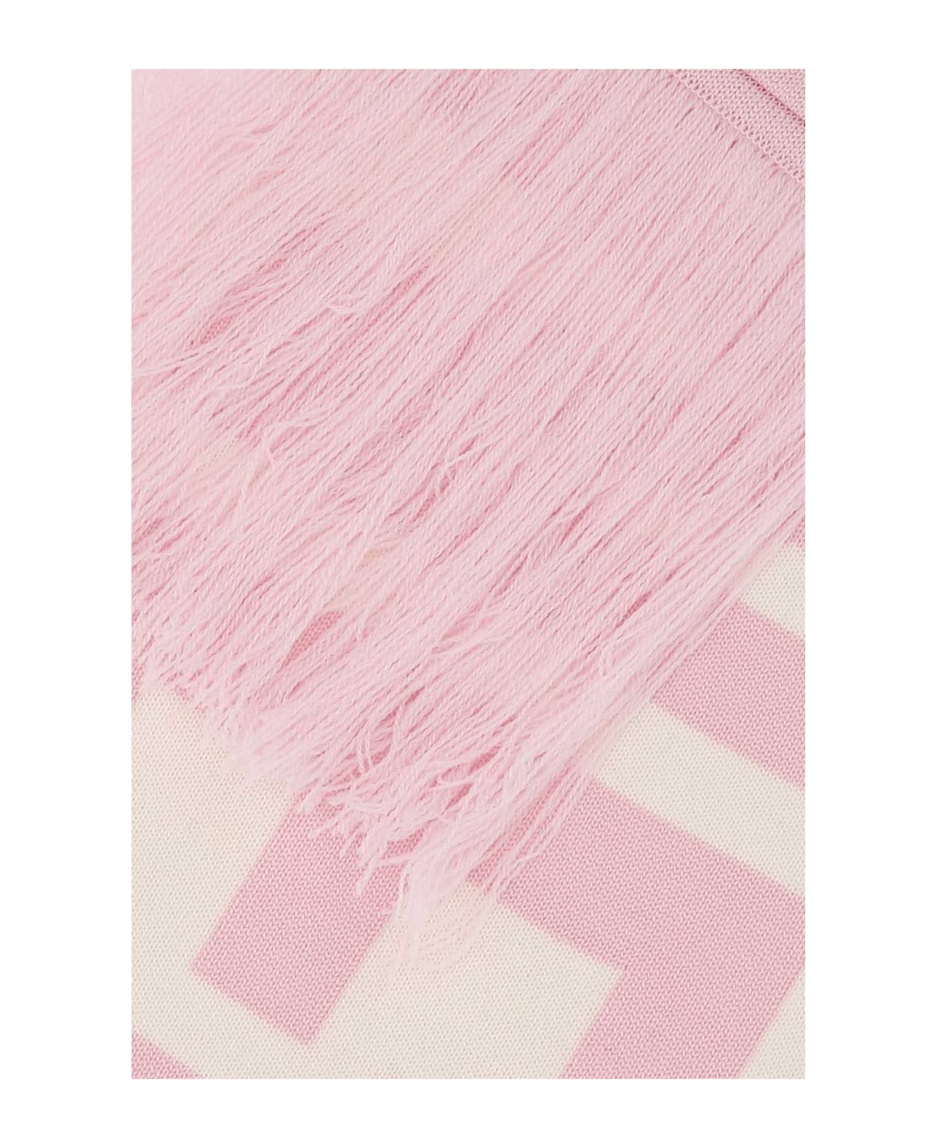 VETEMENTS Pink Wool Scarf - BABYPINK
