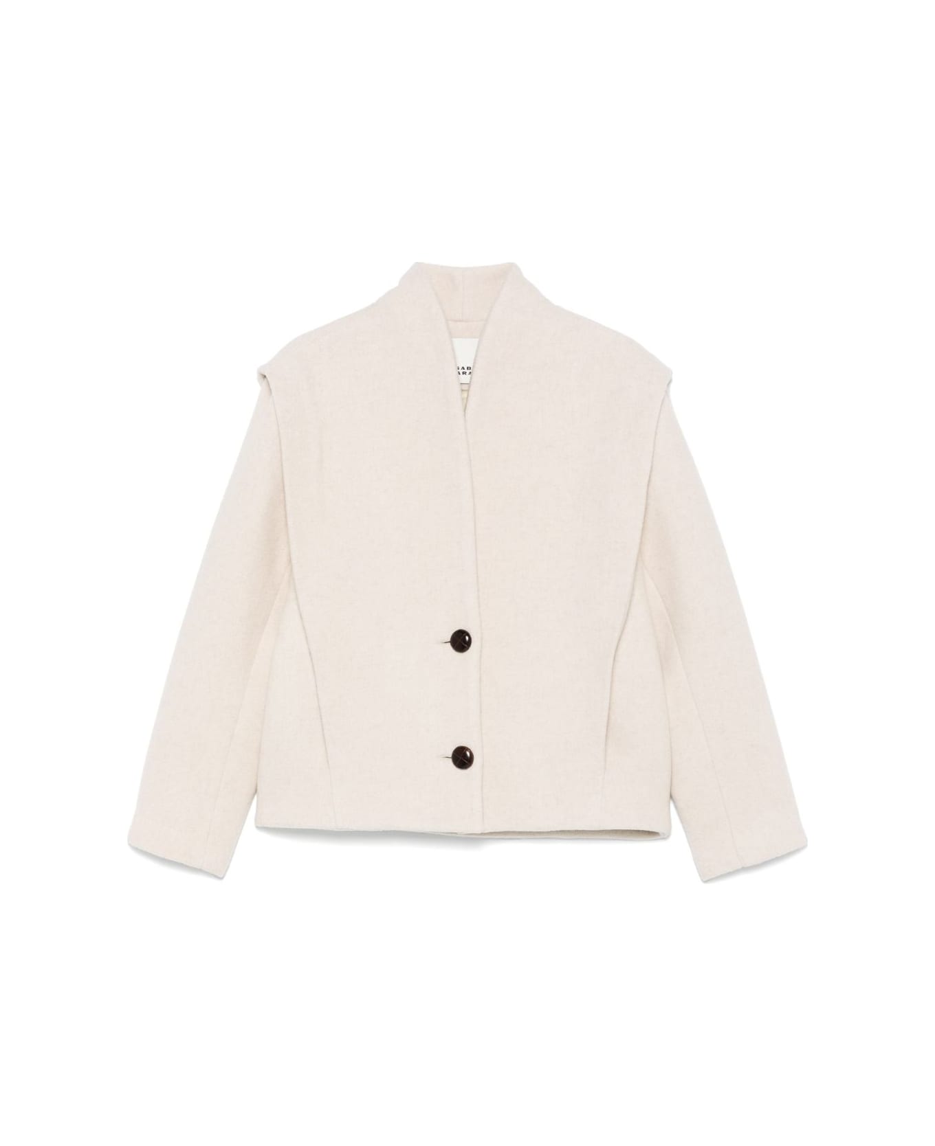 Isabel Marant Dyogo Wool Jacket - Beige