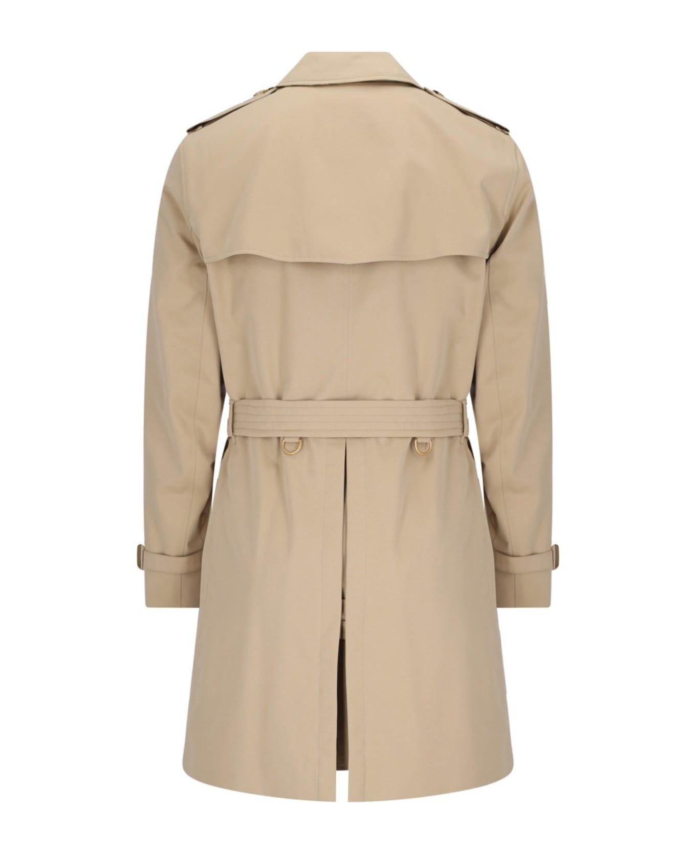 Burberry Double-breasted Trench Coat - Honey