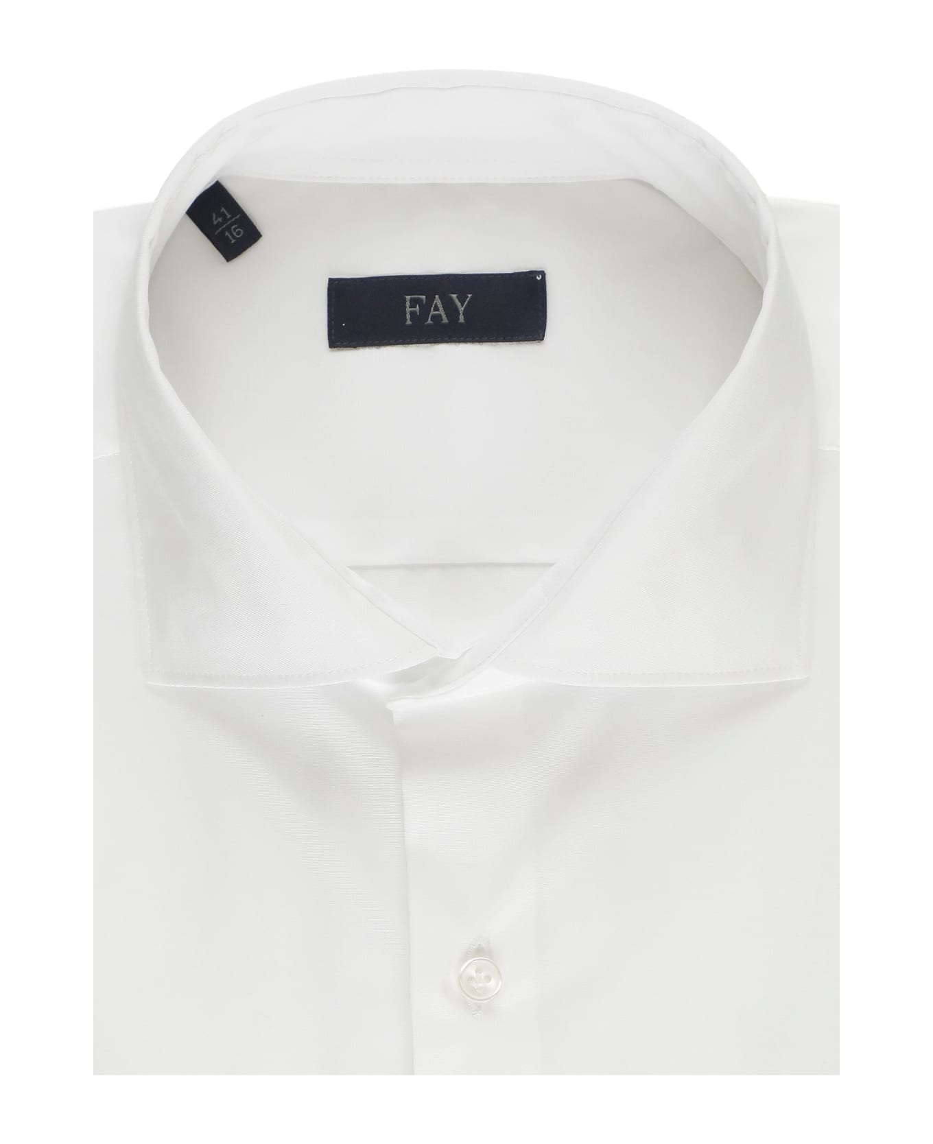 Fay Cotton Shirt - Bianco