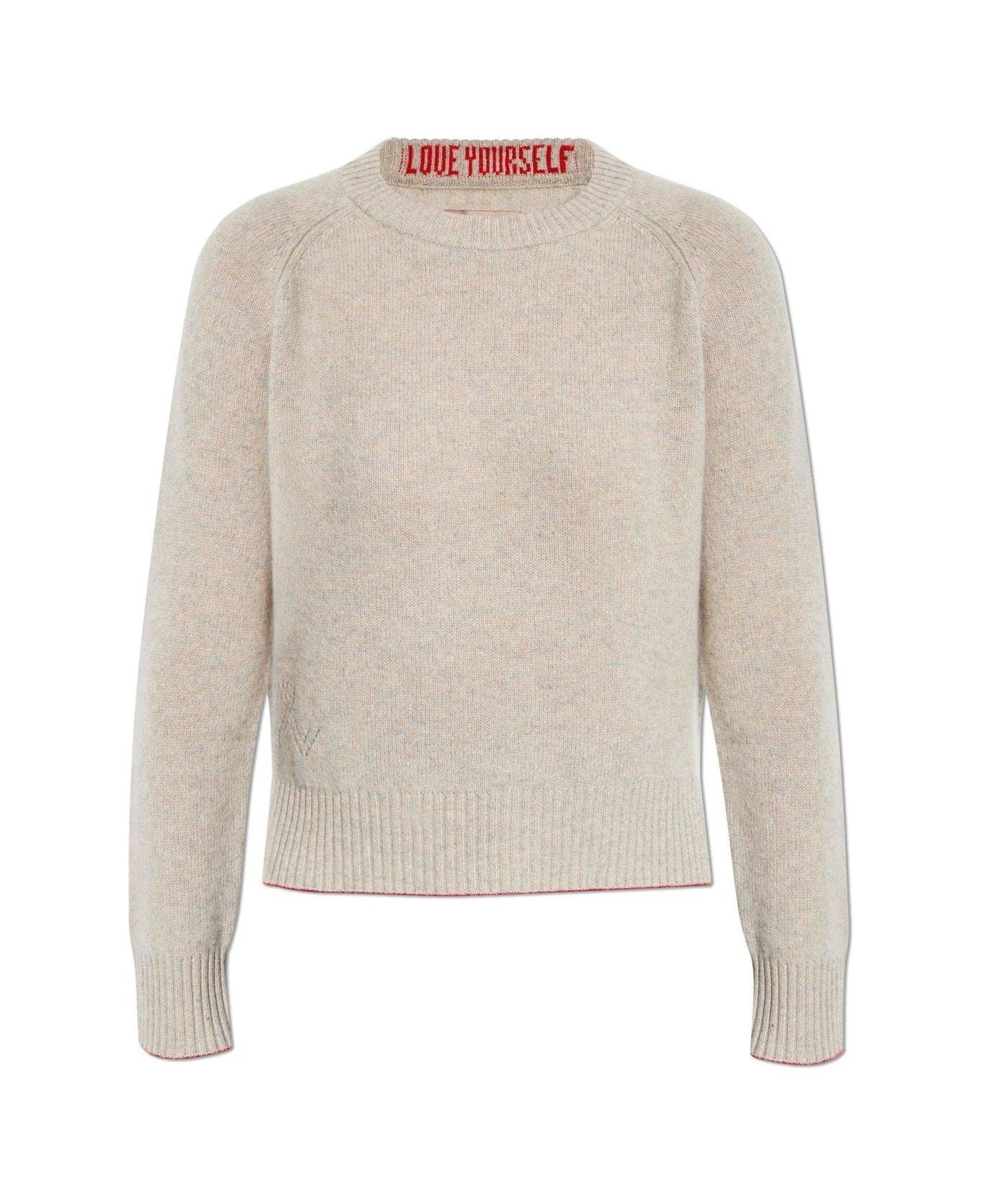 Zadig & Voltaire Sourcy Crewneck Jumper - Latte