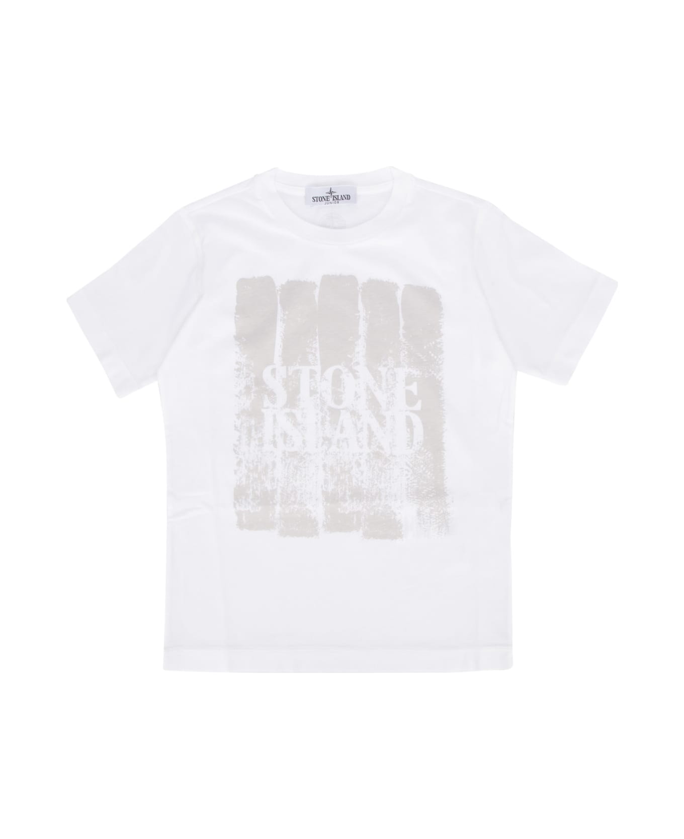 Stone Island Junior T-shirt - WHITE Tシャツ＆ポロシャツ