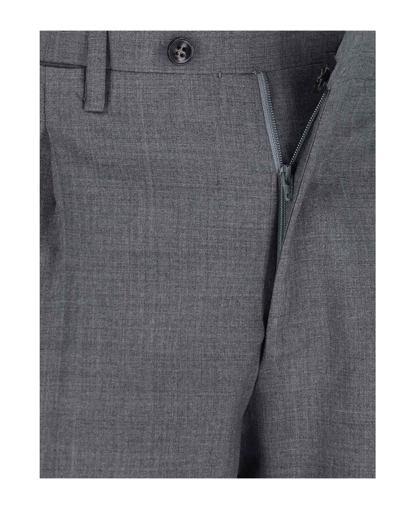 Kiton Double-breasted Suit - Gray