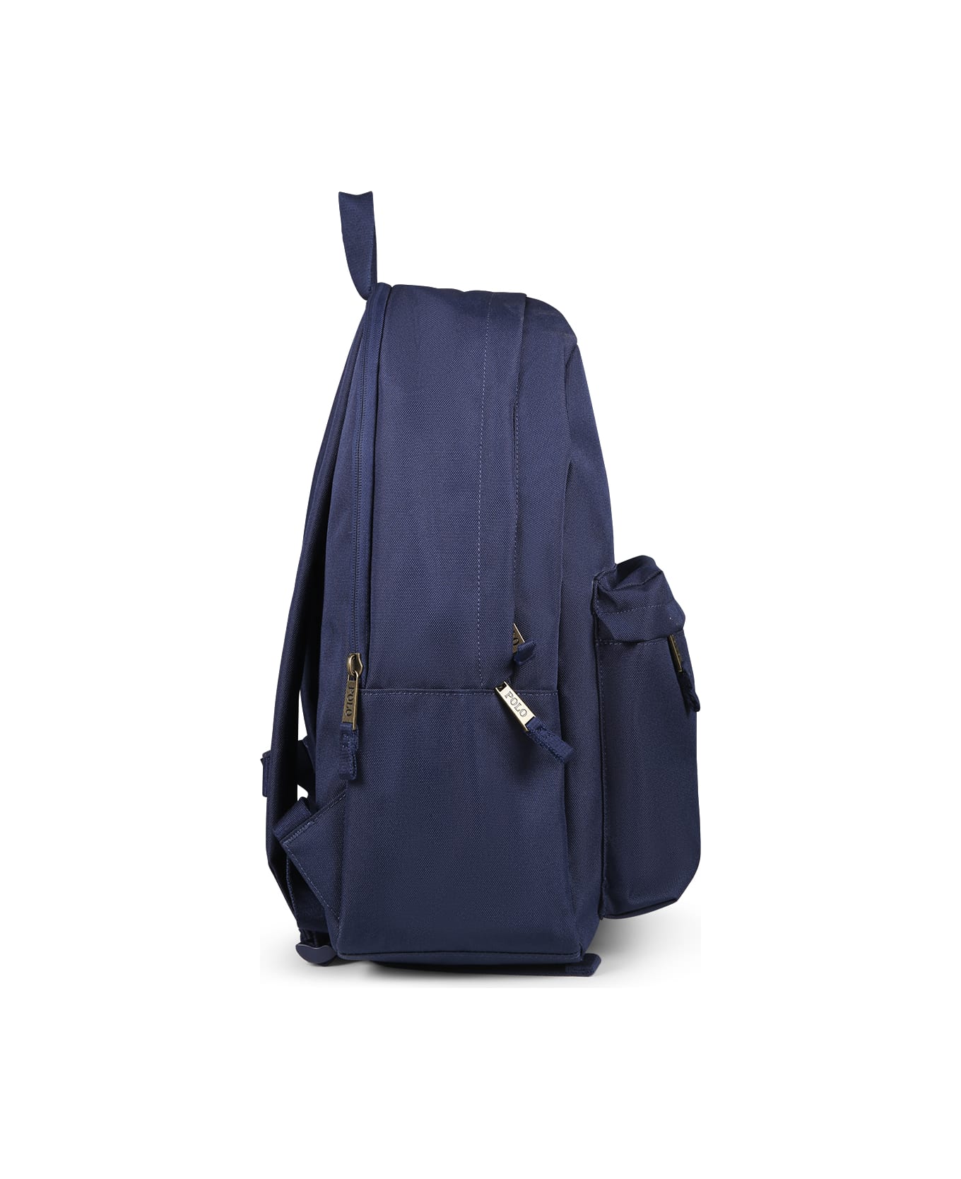 Ralph Lauren Blue Backpack For Boy With Polo Bear - Blue