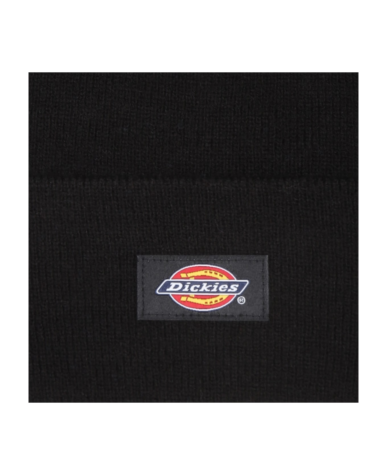 Dickies Black Hat For Boy With Logo - Black