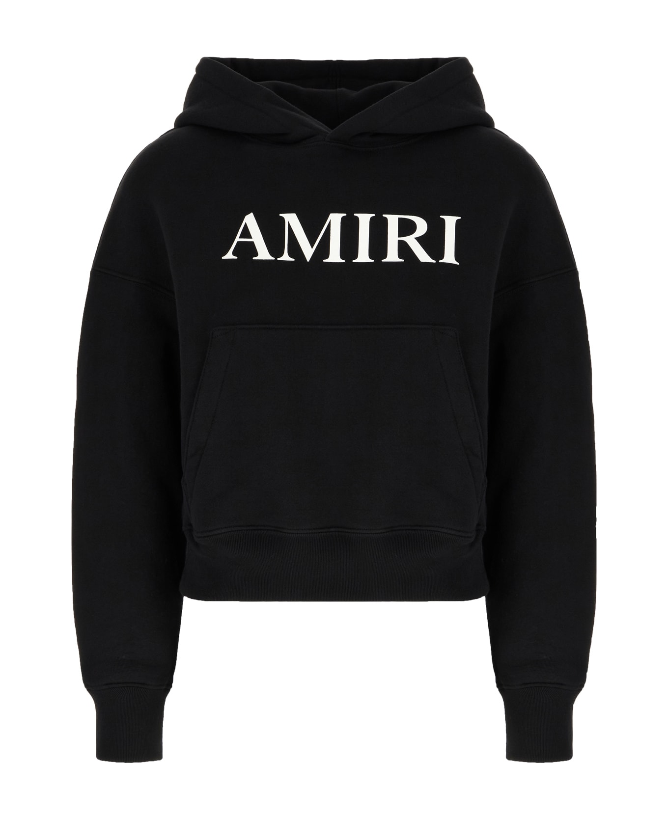 【関税&送料込】Amiri Black Cotton Blend Sweatshirt AMIRI Black Cotton Sweatshirt | italist