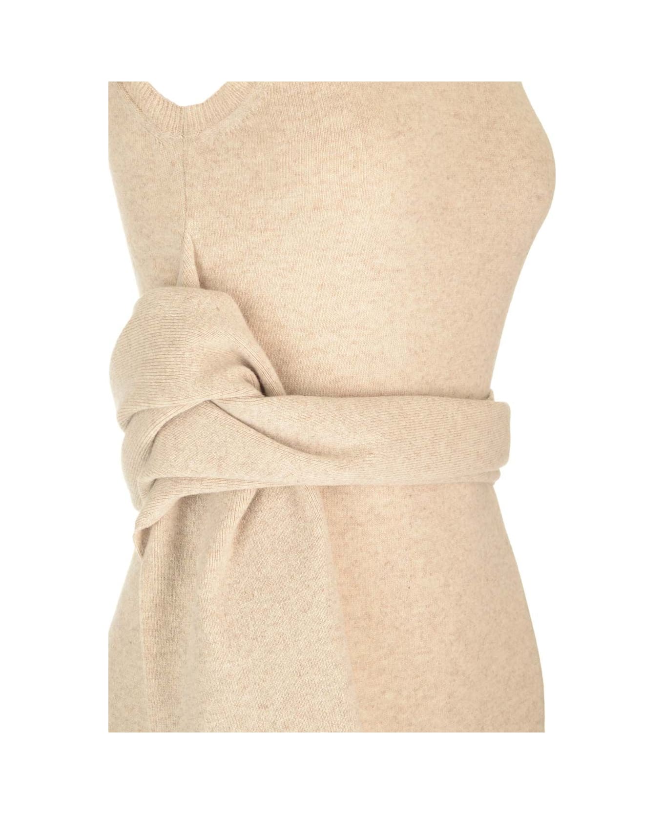 MM6 Maison Margiela Midi Dress - Beige