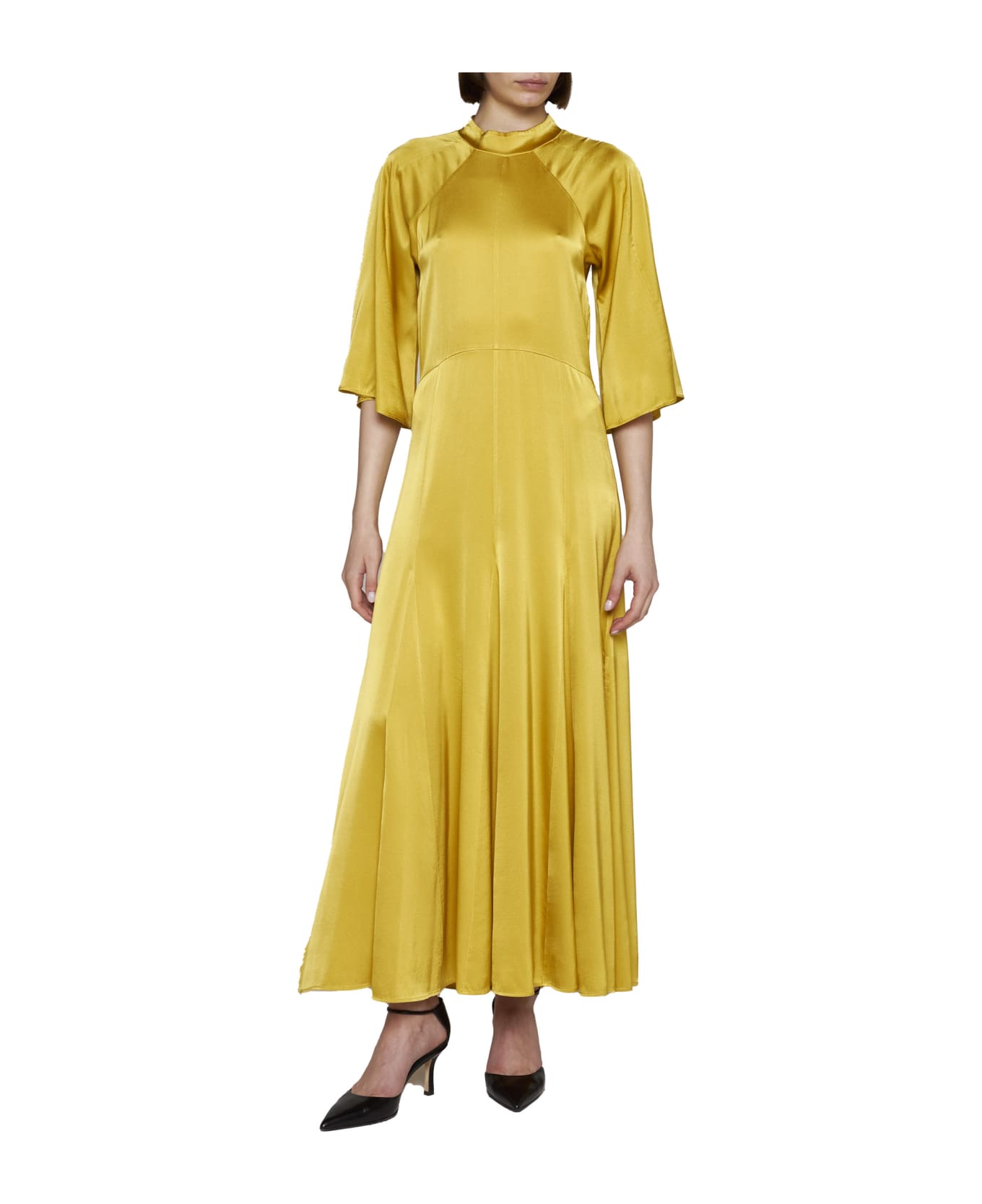 Forte_Forte Dress - Golden ワンピース＆ドレス