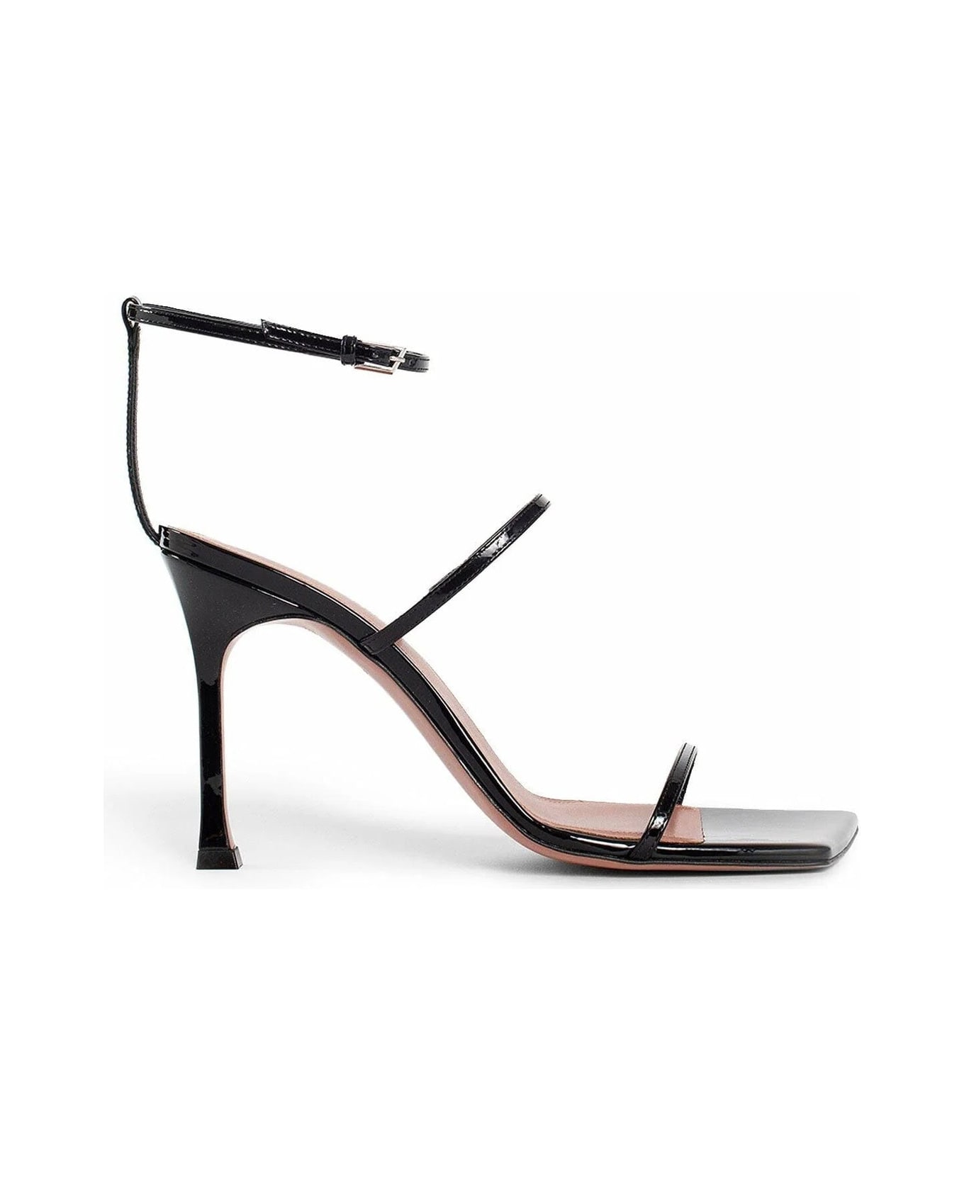 Amina Muaddi Maya Sandals - Black