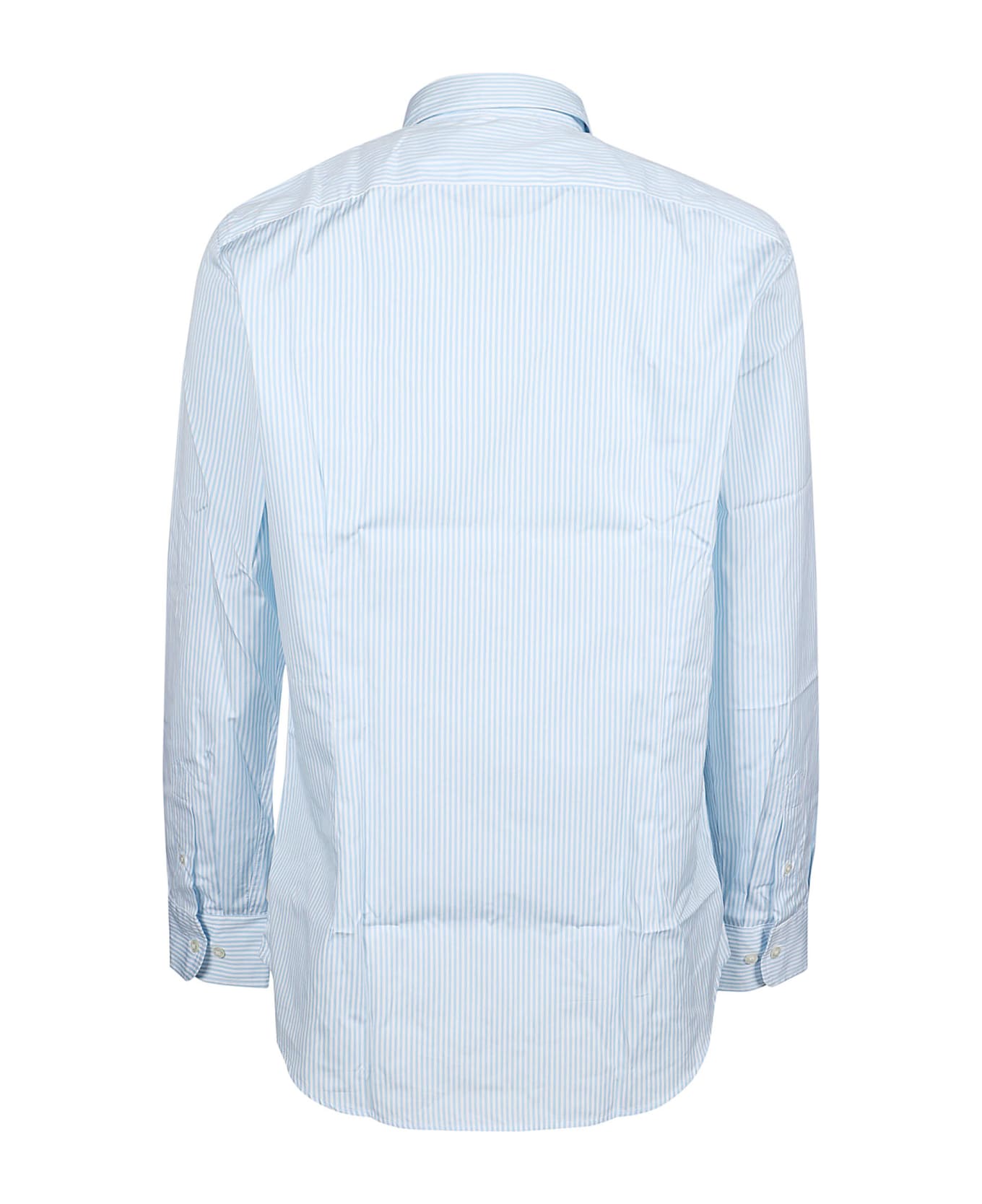 Etro Roma Long Sleeve Shirt - Bianco/azzurro