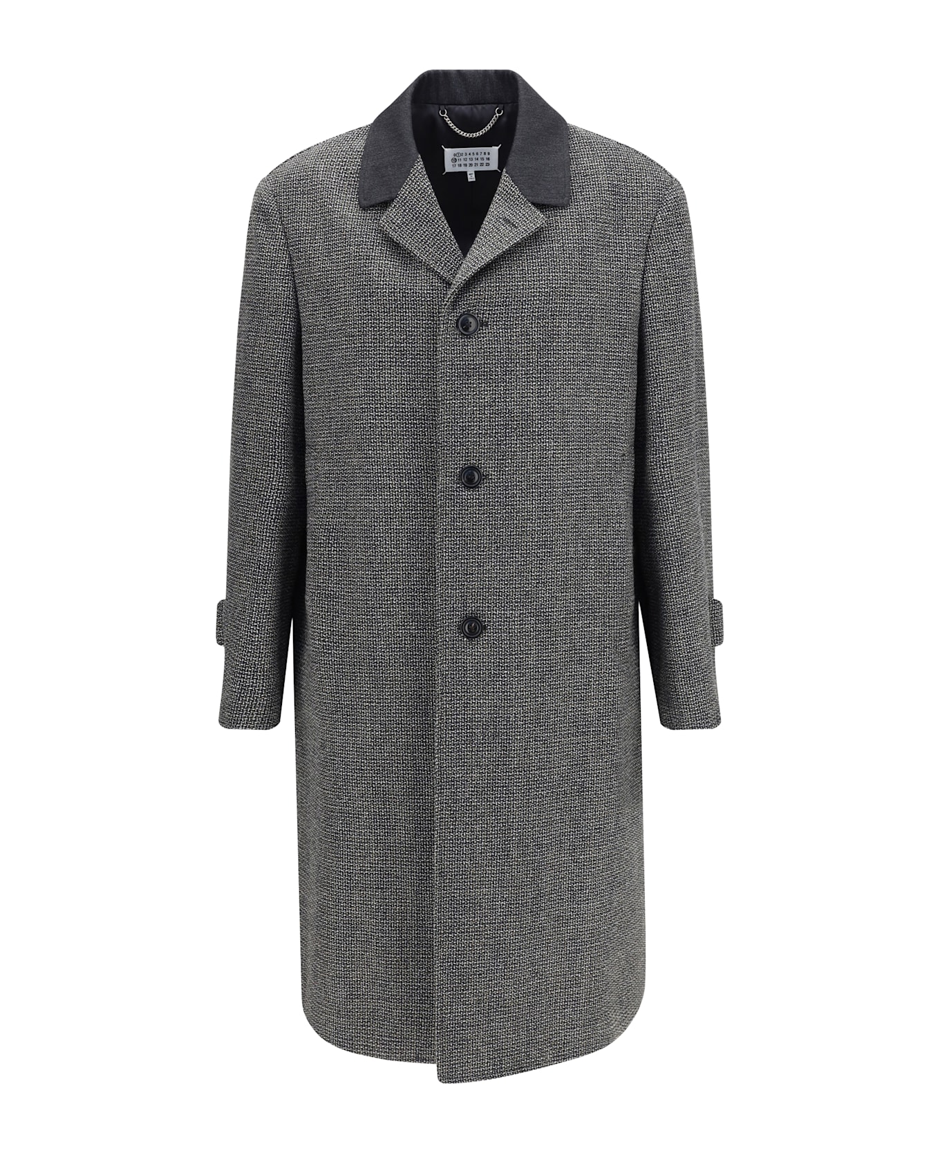 Maison Margiela Single-breasted Coat In Virgin Wool Blend