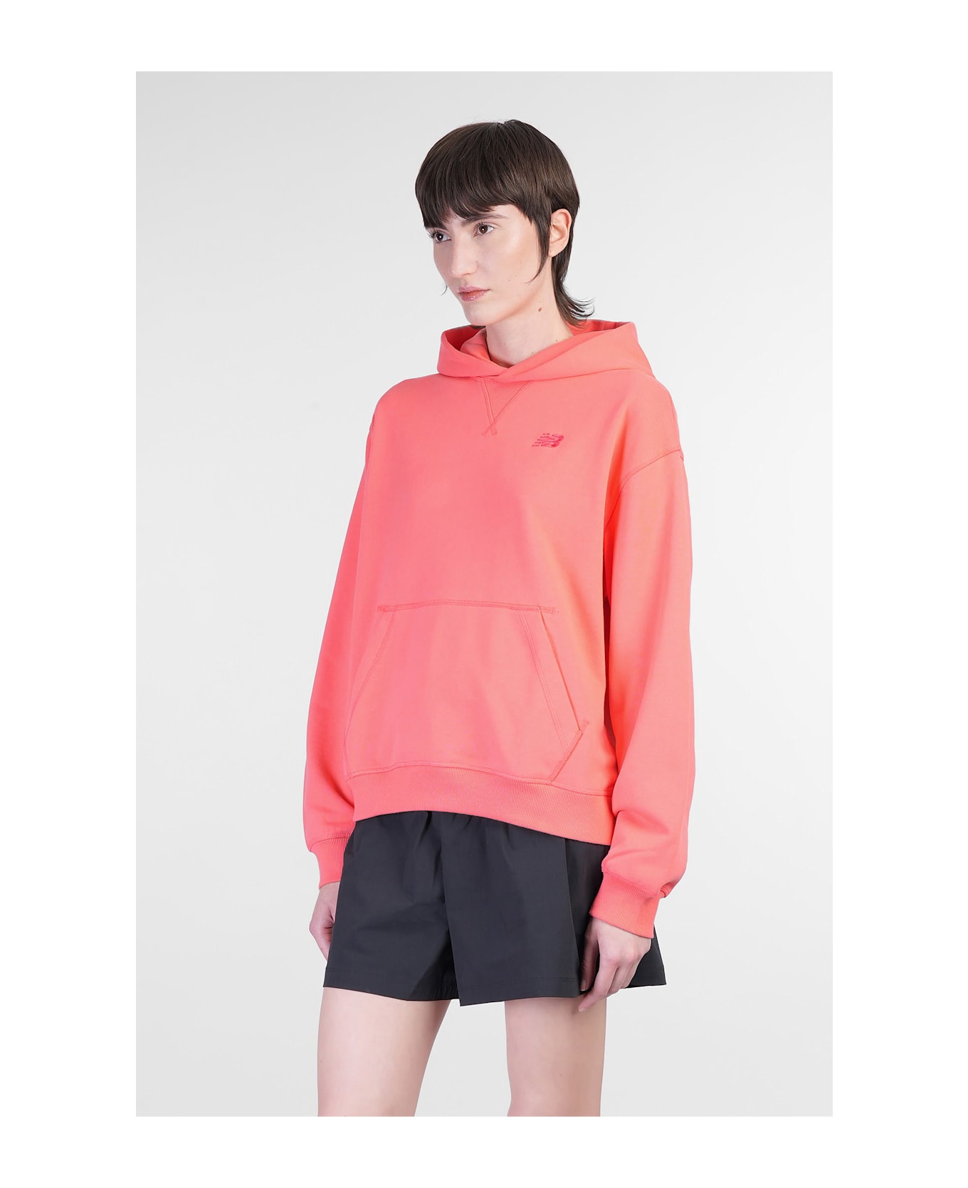 New Balance Sweatshirt In Orange Cotton - orange