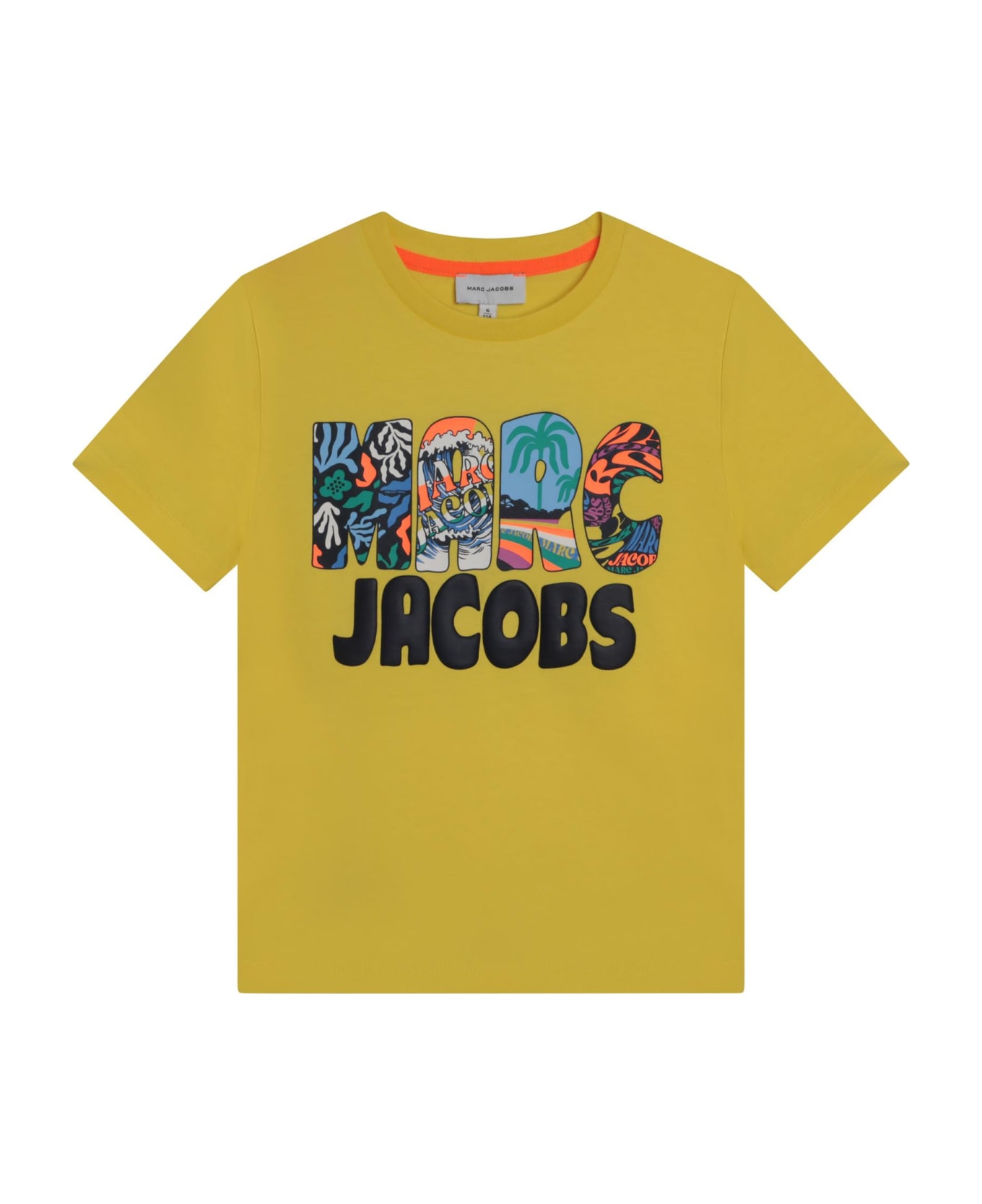 Little Marc Jacobs T-shirt With Graphic Print - Yellow