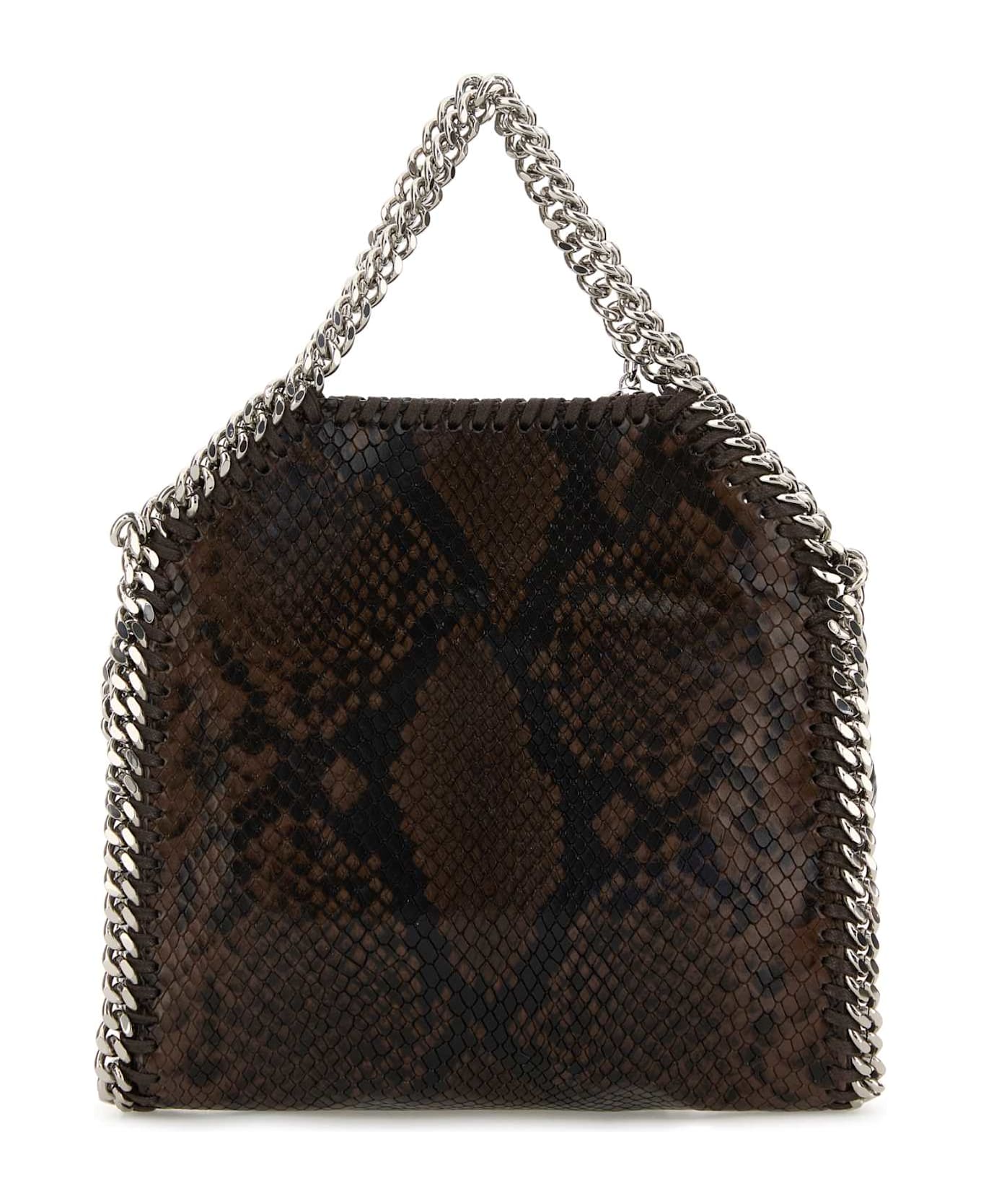 Stella McCartney Printed Shaggy Deer Micro Falabella Handbag - ESPRESSO