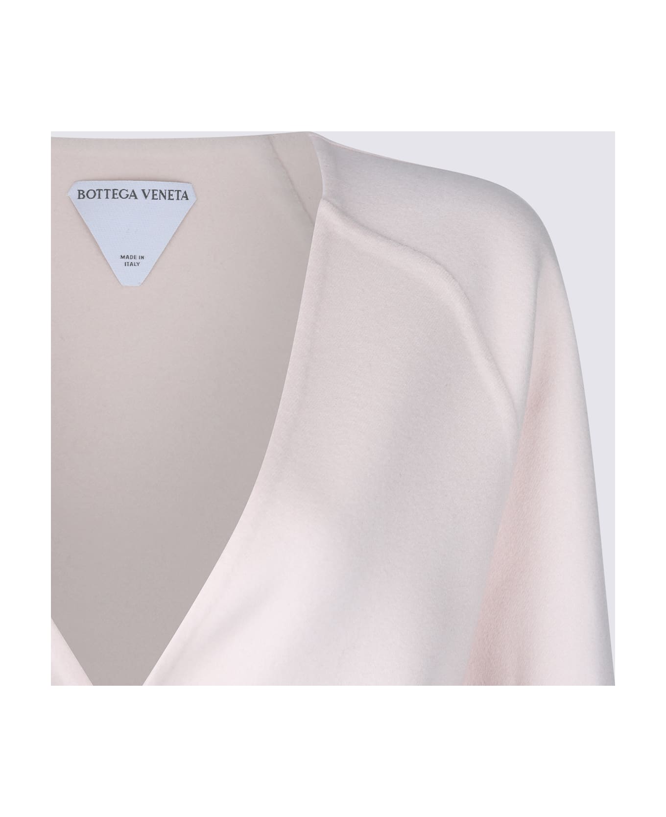 Bottega Veneta Light Pink Wool Coat - PINKSHELL