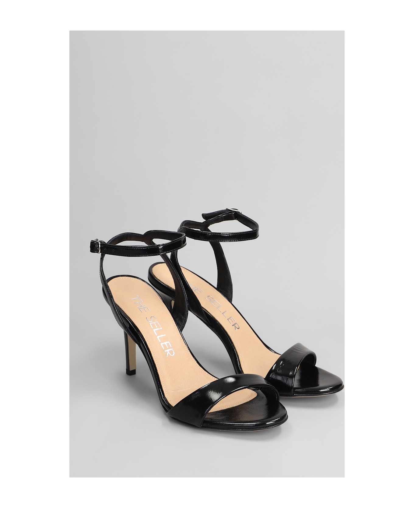 The Seller Sandals In Black Leather - black