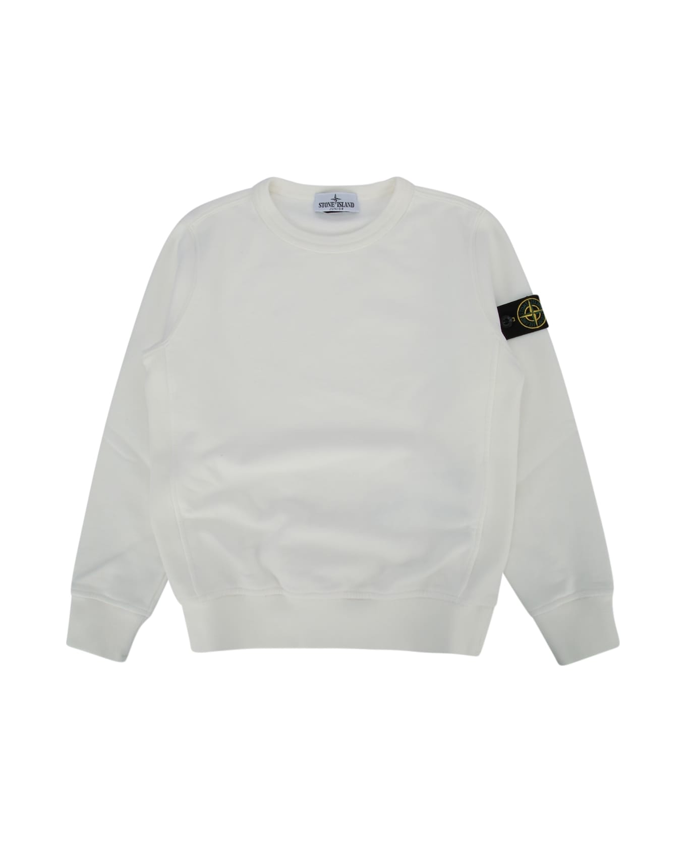 Stone Island Junior Sweatshirt - NATURAL