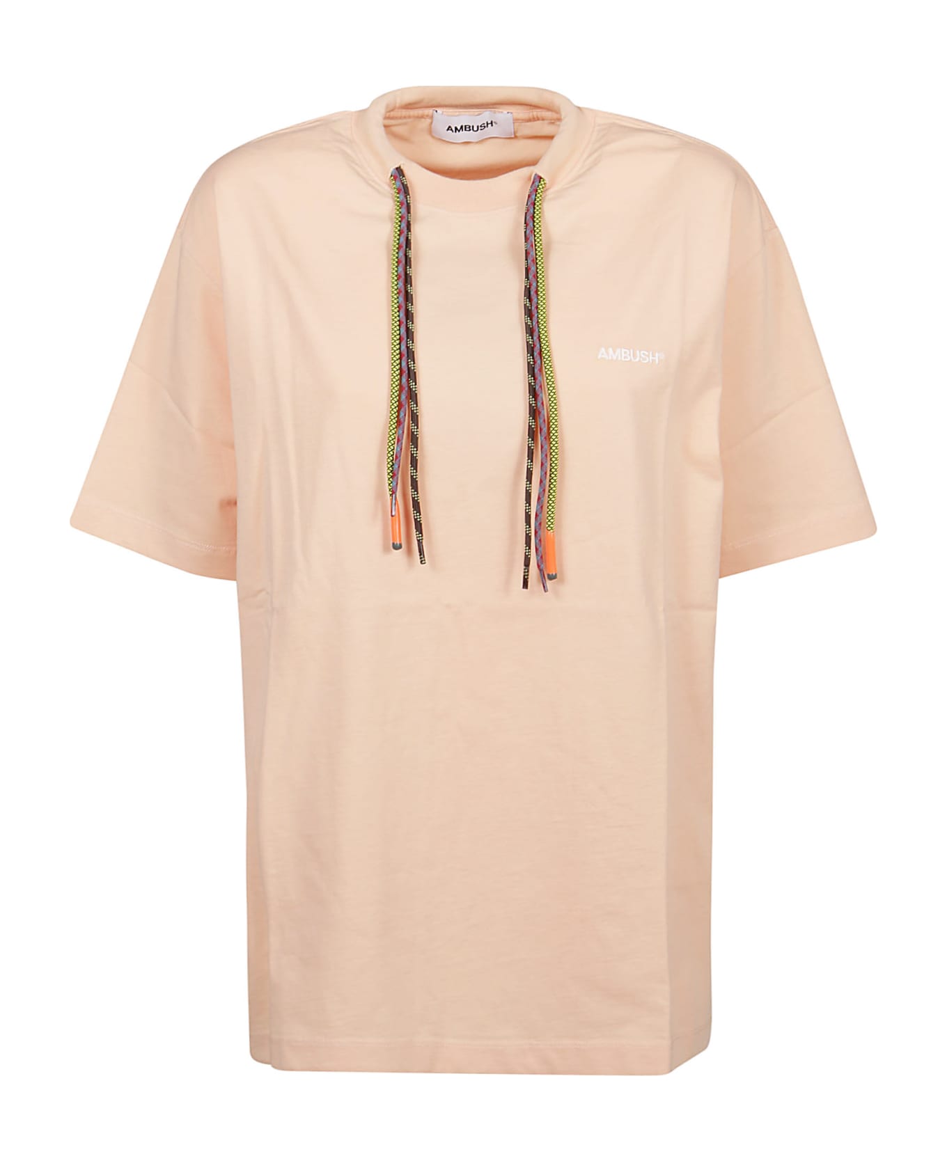 AMBUSH Multicord T-shirt - Peach Quartz Cloud Dancer