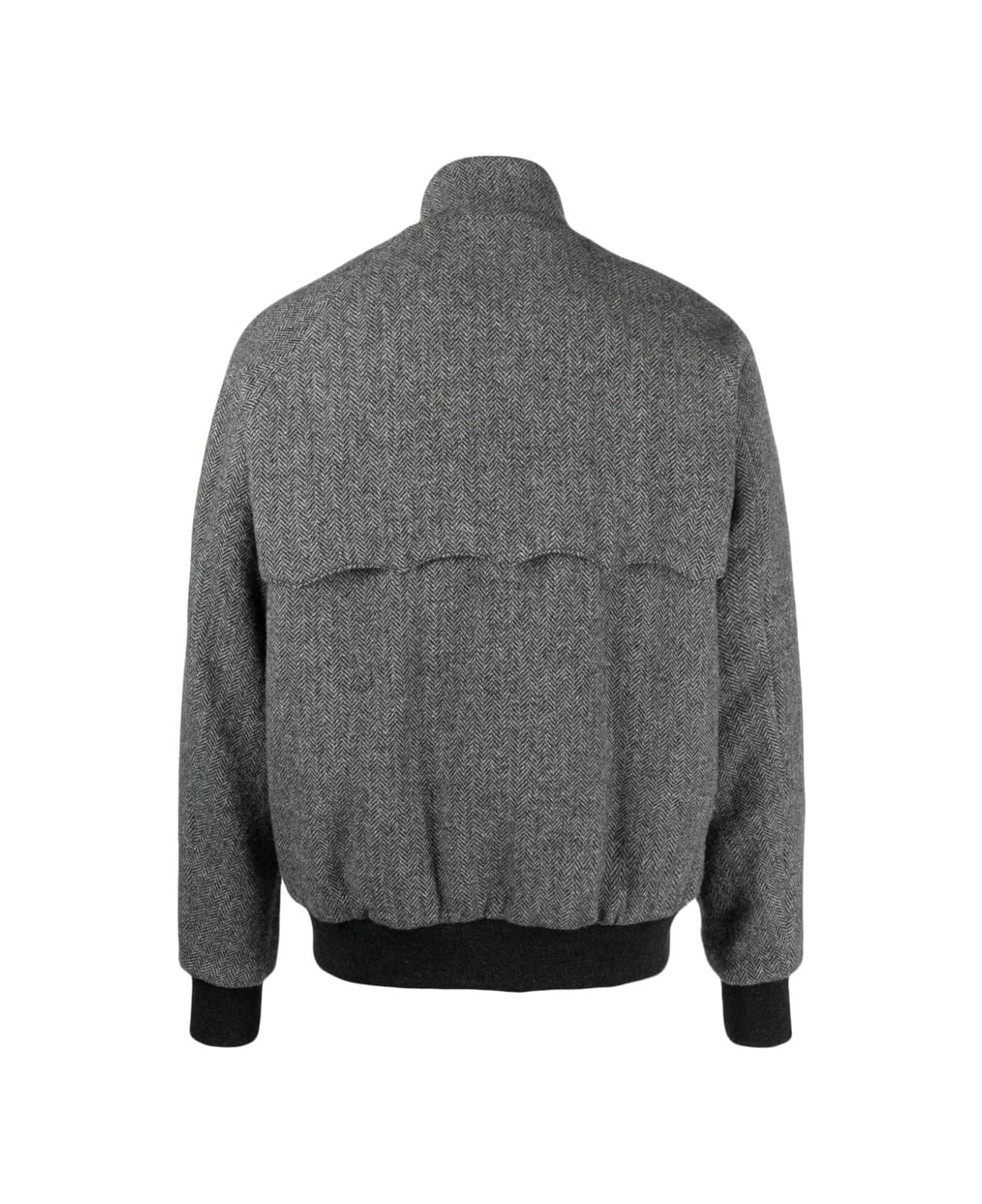 Baracuta G9 Af Pocket Pattern Wool - Herringbone Grey