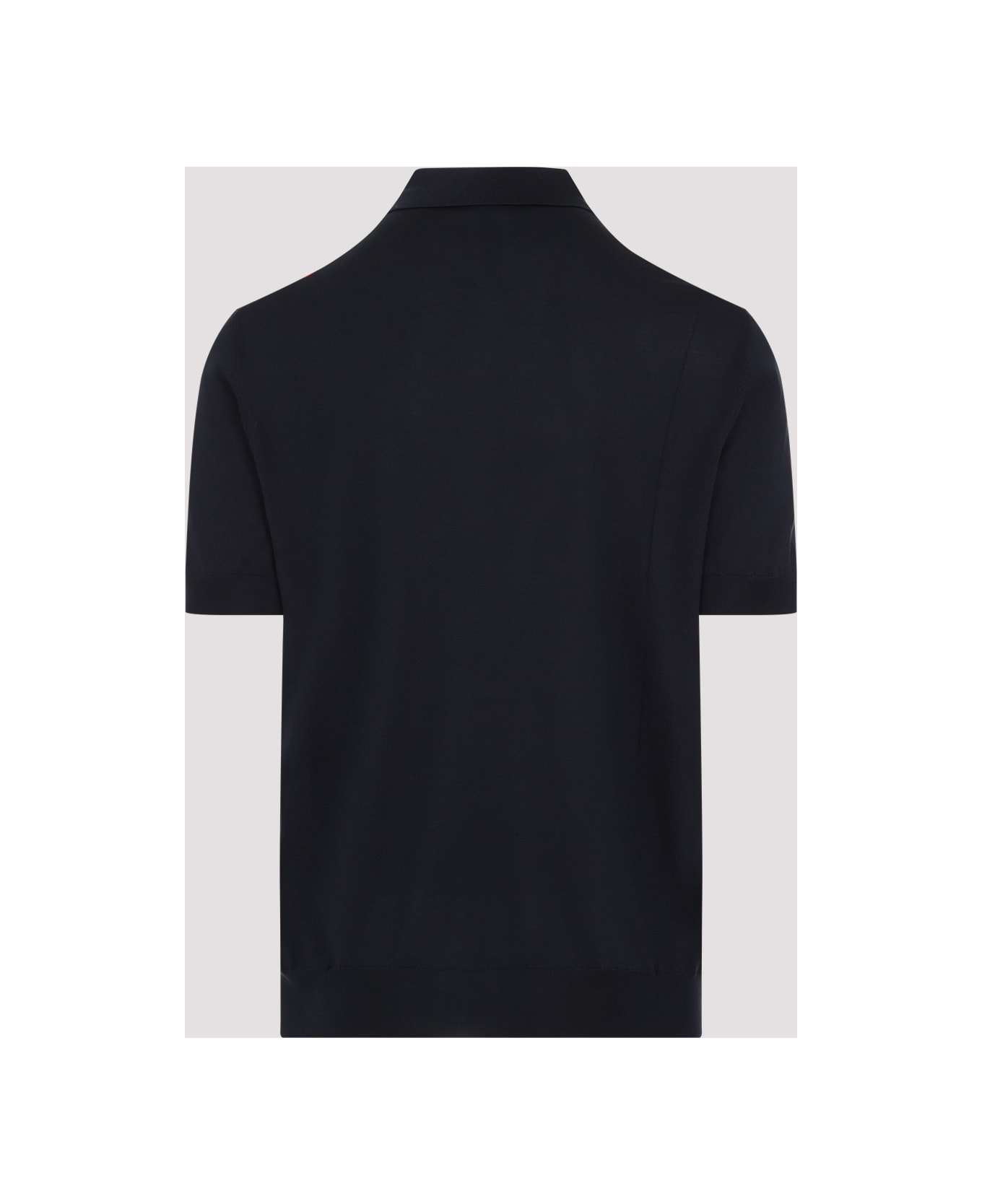 Prada Silk Polo - Blu