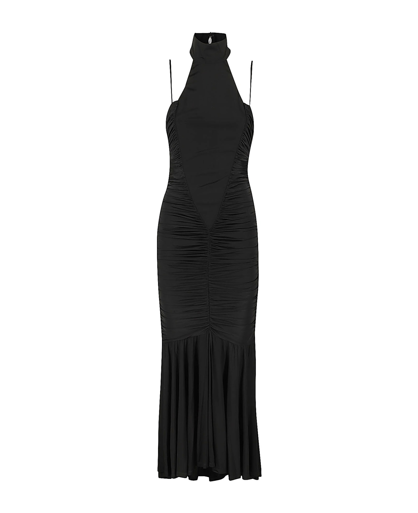 Versace Jeans Couture Organzino Dress - Black
